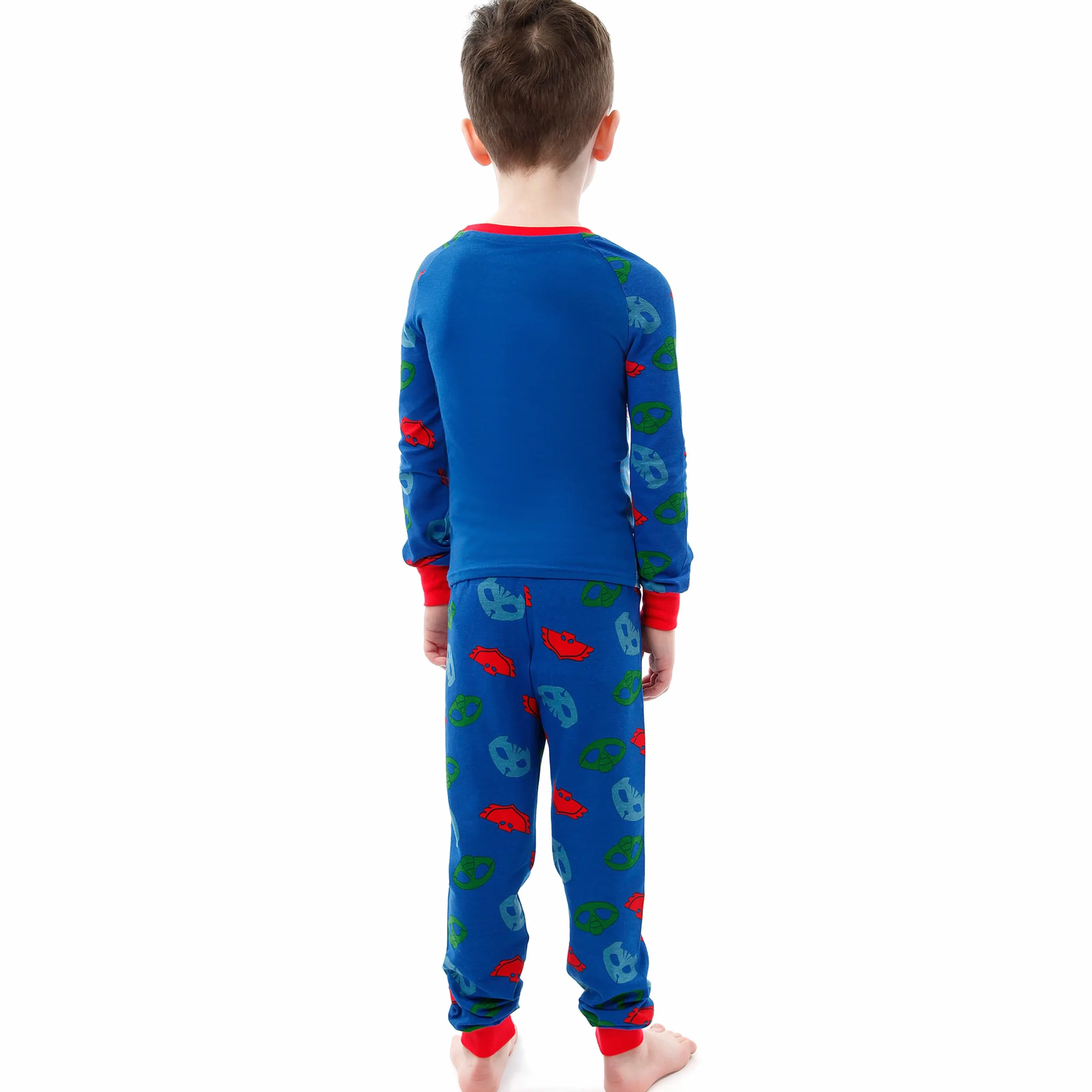 PJ Masks Piżama dla chłopców, Catboy Owlette Gekko, piżama dla dzieci, krój slim fit