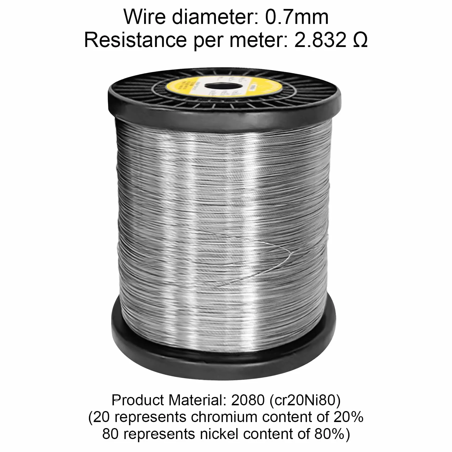 10 m drutu tnącego, średnica 0,7 mm, drut do cięcia styropianu, zestaw drutu do cięcia na gorąco, drut grzewczy, drut termiczny do cięcia twardej pianki i łatwego cięcia