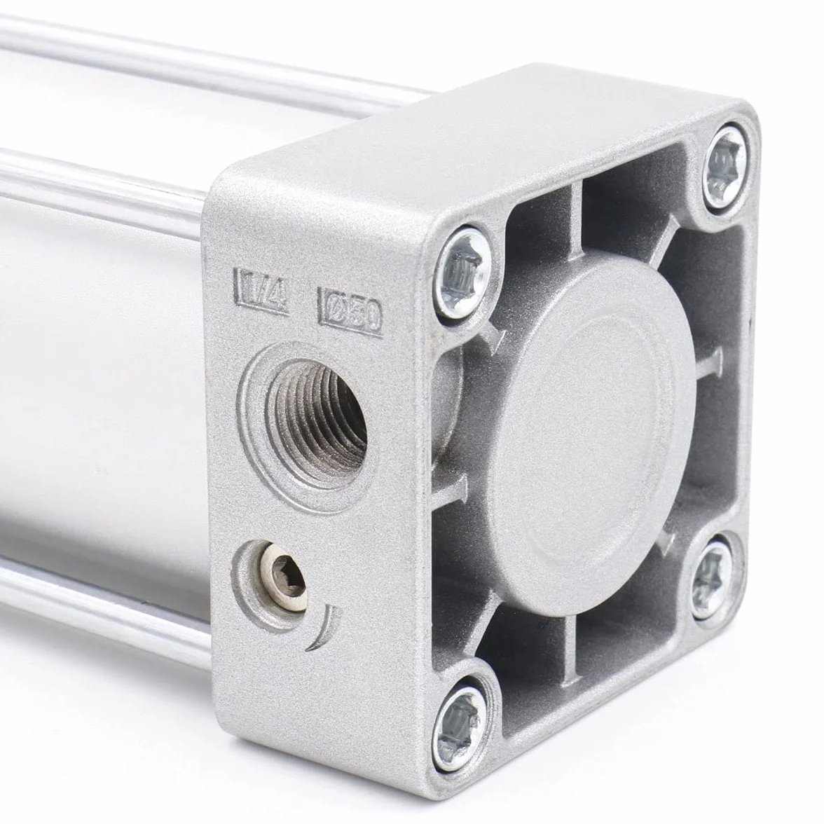 Heschen pneumatyczny standardowy cylinder SC 40-200 PT1/4 port 40 mm otwór 200 mm skokowy podwójne działanie