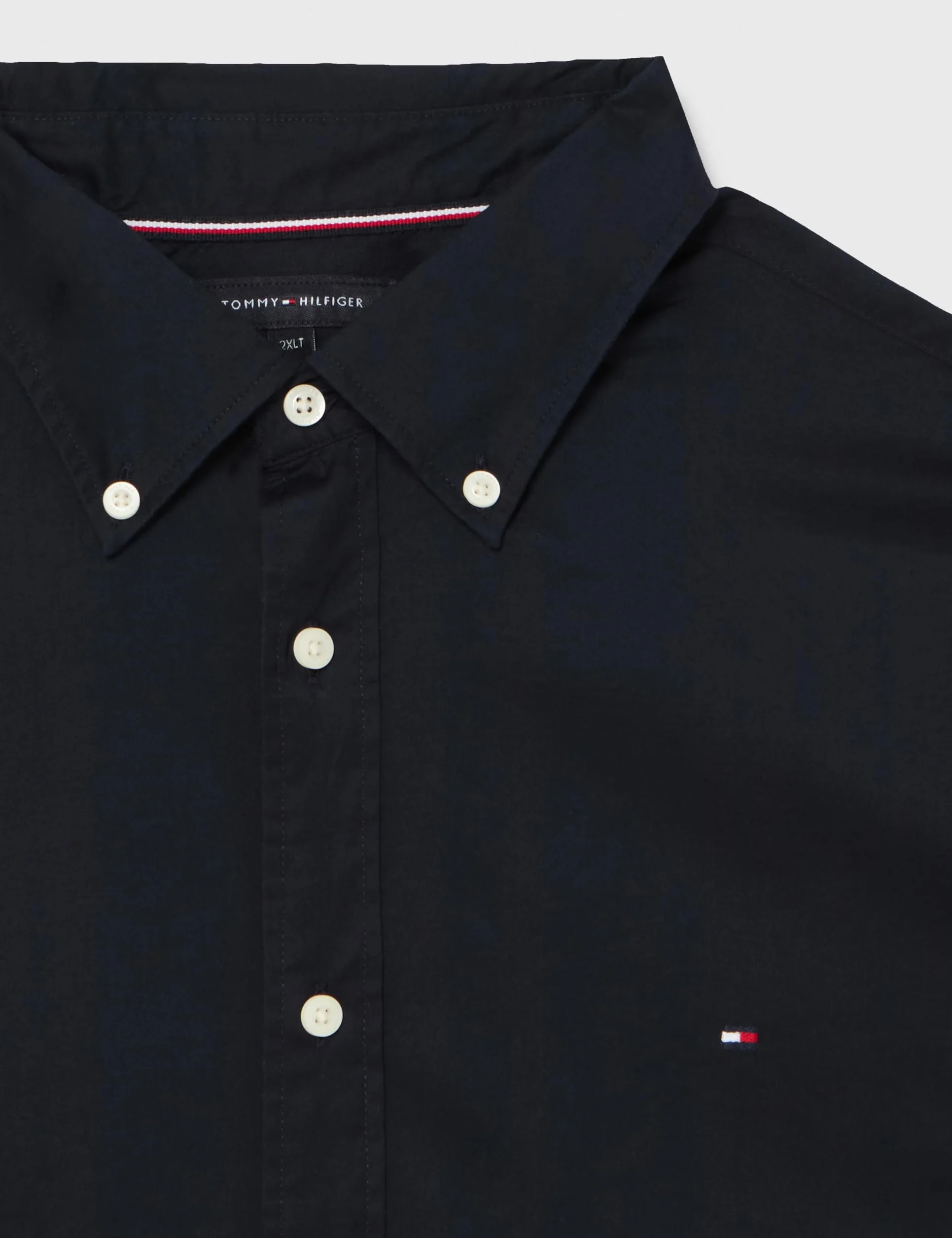 Tommy Hilfiger Męska koszulka BT - CORE Flex POPLIN RF L/S, Desert Sky, 3XL, Pustynne niebo, 3XL