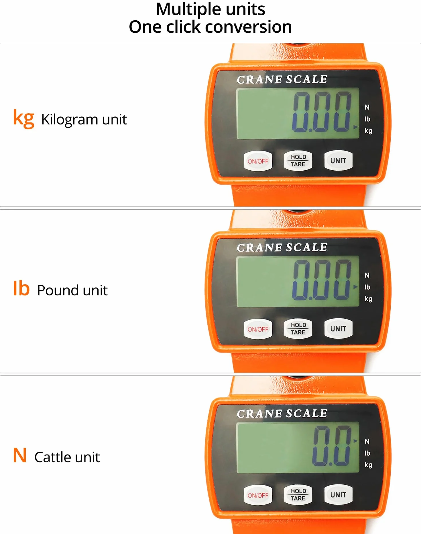 QWORK® Cyfrowa waga wisząca, 300 kg / 660 lb, aluminiowa cyfrowa waga bagażowa, do ważenia na nabrzeżu, surowców stalowych, wędkarstwa