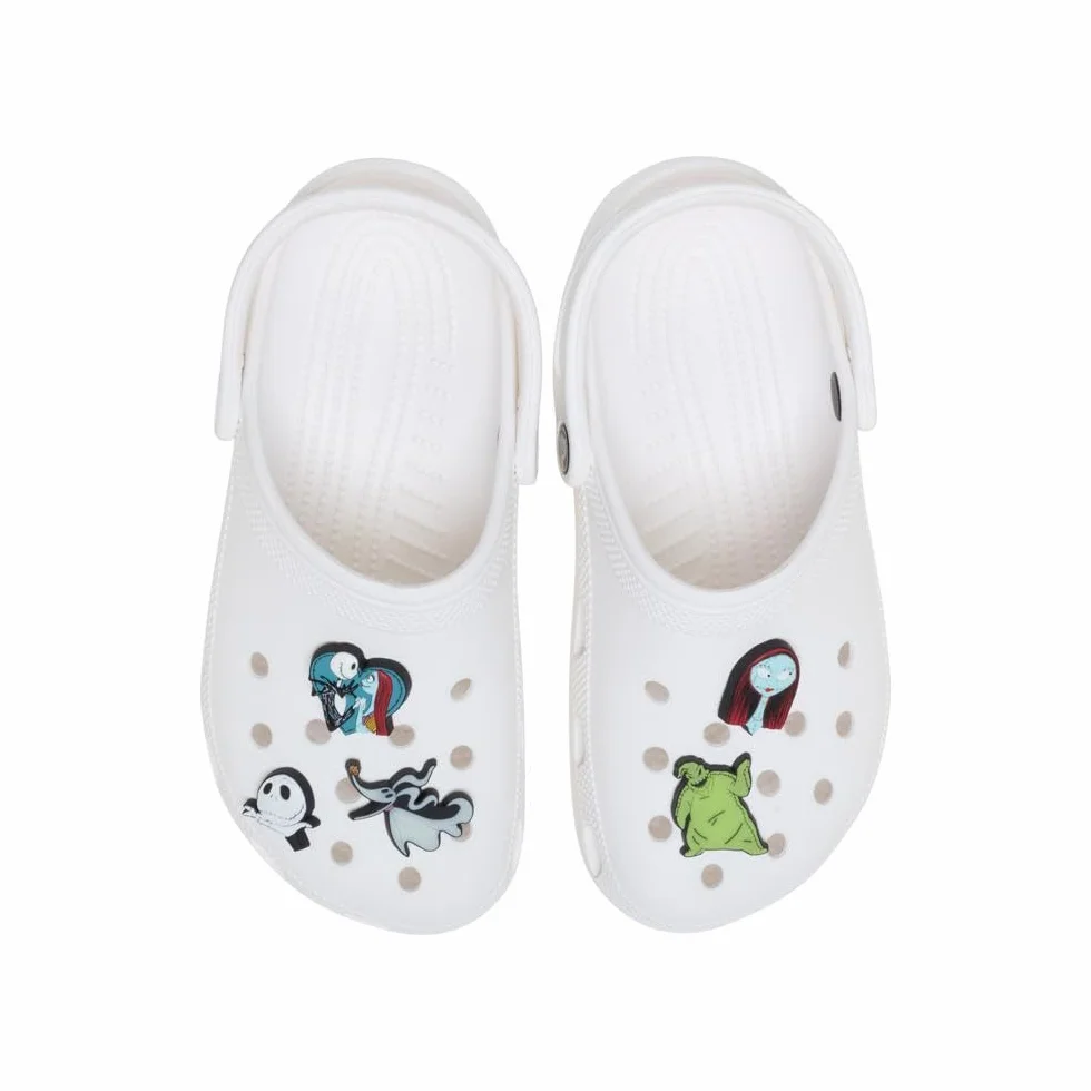 Crocs Unisex Nightmare Before Xmas 5-pak zawieszek do butów, wielokolorowe, jeden rozmiar, wielobarwny, Rozmiar Uniwersalny