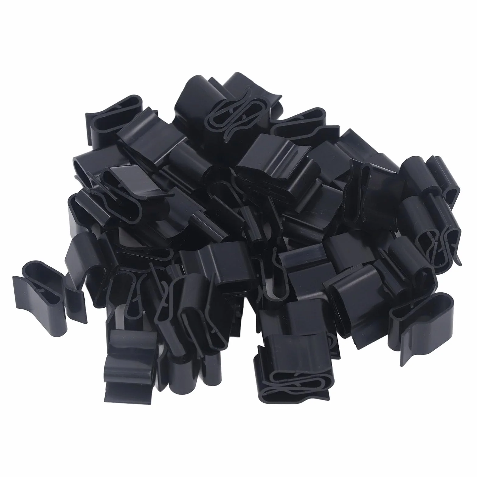 Klipsy do Kabli Paneli Słonecznych, 100 szt., PA66, Zarządzanie Przewodami PV, 6-6.5mm