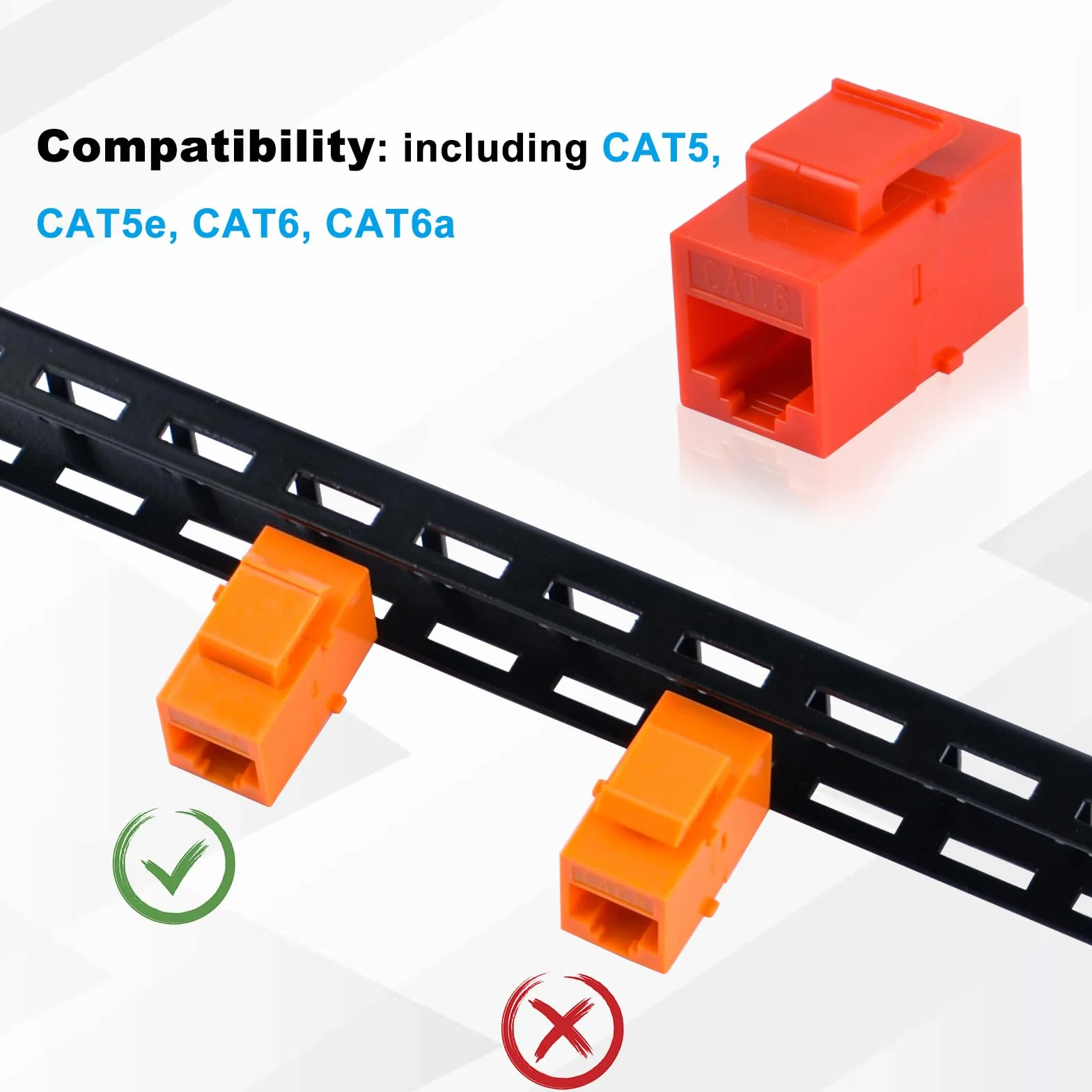 GeeekPi 25.4 cm 0,5U 12-portowy pusty panel krosowy Keystone z wkładką Keystone Cat6 RJ45 do szafek sieciowych DeskPi RackMate T0/T1/T2