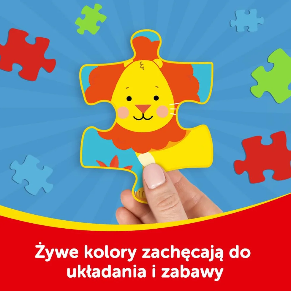 Trefl - Bluey, Wesoły Bluey - Puzzle 60 Elementów - Kolorowe Puzzle z Bohaterami Bajki, Kreatywna Rozrywka, Zabawa dla Dzieci od 4 lat