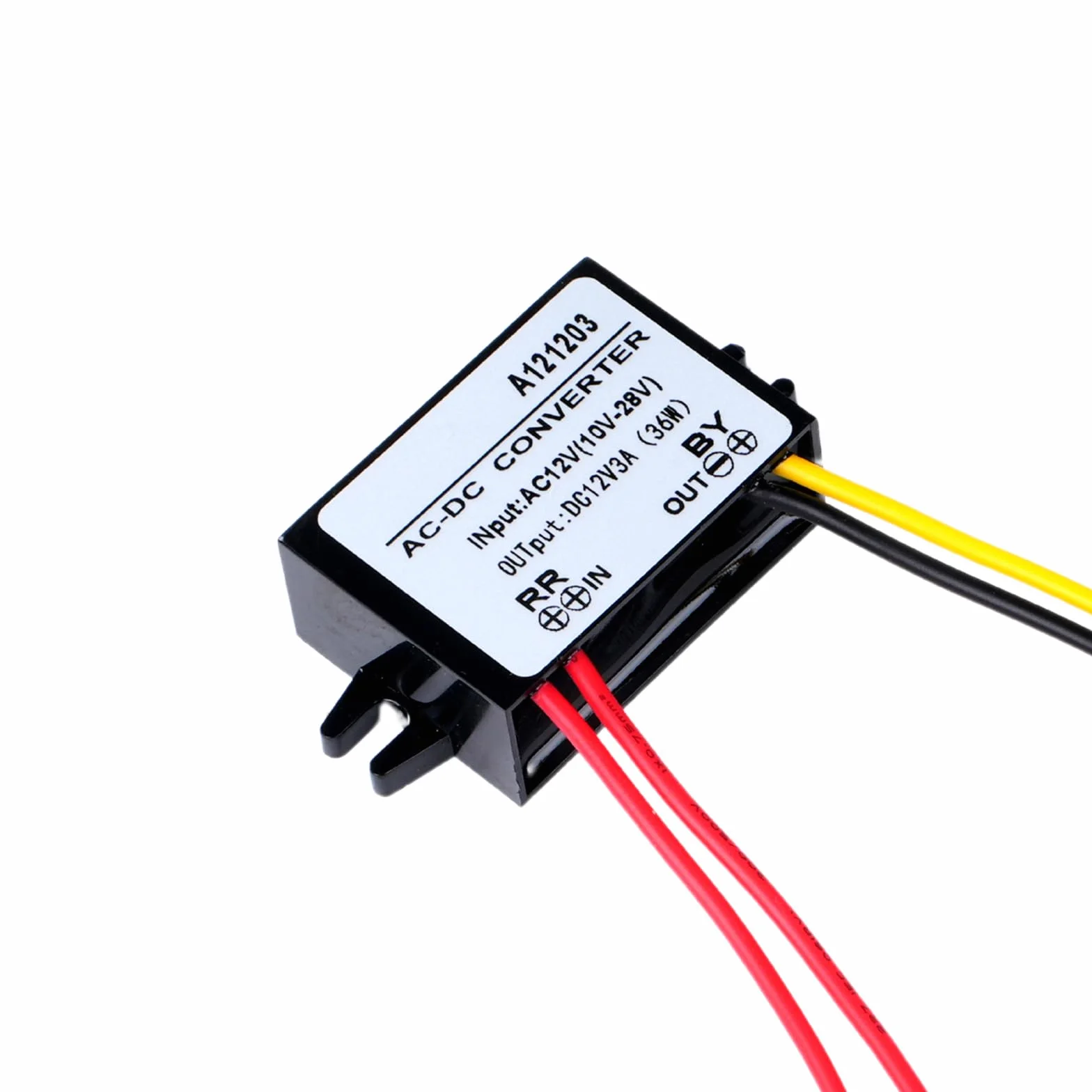 Regulator napięcia 12 V, AC 10-28 V do DC 12 V, 3 A, 36 W, konwerter mocy Buck, wejście 10-28 V AC, wyjście 12 V DC, wodoodporny moduł konwertera Buck 10-28 V AC