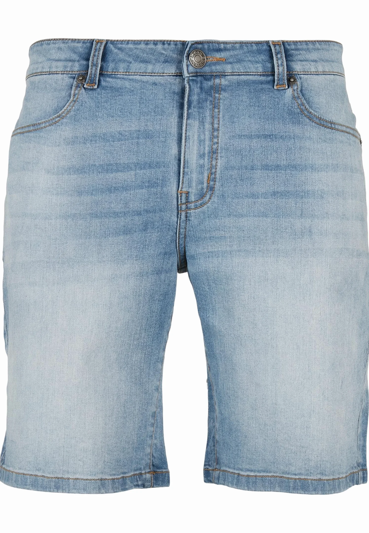 Urban Classics Relaxed Fit Jeans Shorts - Szorty dżinsowe Mężczyźni
