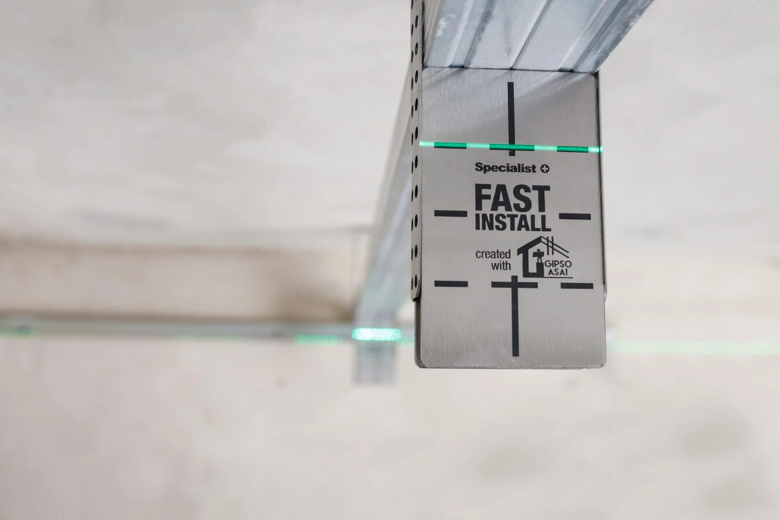 Specialist+ 2 Stück FAST INSTALL-Gipsmagnet und HAMER-Steckertreiber für die Installation von Metallrahmen im Trockenbau I Hilfsmittelset für Befestigung des CD-Trägerprofils Decken und Wänden