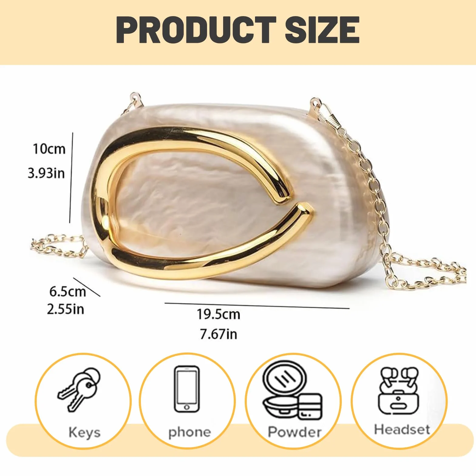 Kopertówka skóra PU crossbody metalowe wypustki torba na ramię wesele okazje