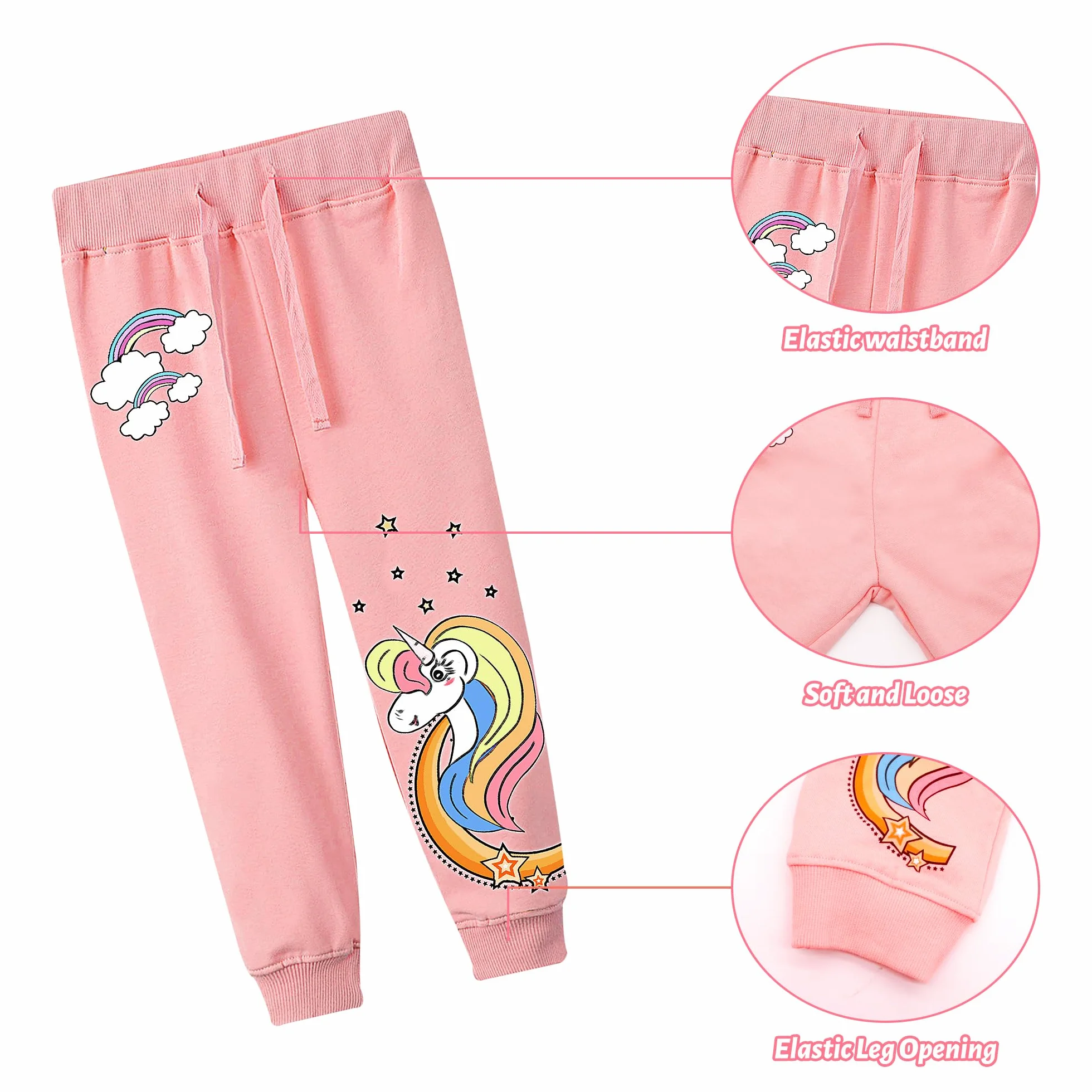 JinBei Chłopięce dziewczęta dresy dziecięce sweter zestaw odzież sportowa pulower bluza top i spodnie stroje zestawy odzieży z długim rękawem Boże Narodzenie szkoła jogging bawełniany kombinezon unisex wiek 2, 3, 4, 5, 6, 7