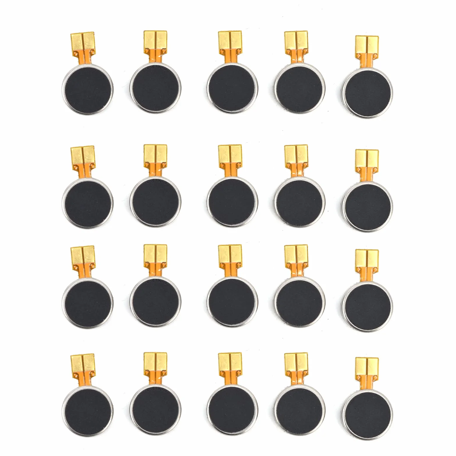 ViaGasaFamido 20 Szt. 8x2,7 Mm Mini Silniki Wibracyjne DC 3V 12000 ± 2500 Płaski Silnik Wibracyjny Micro DC,Dedykowany Silnik