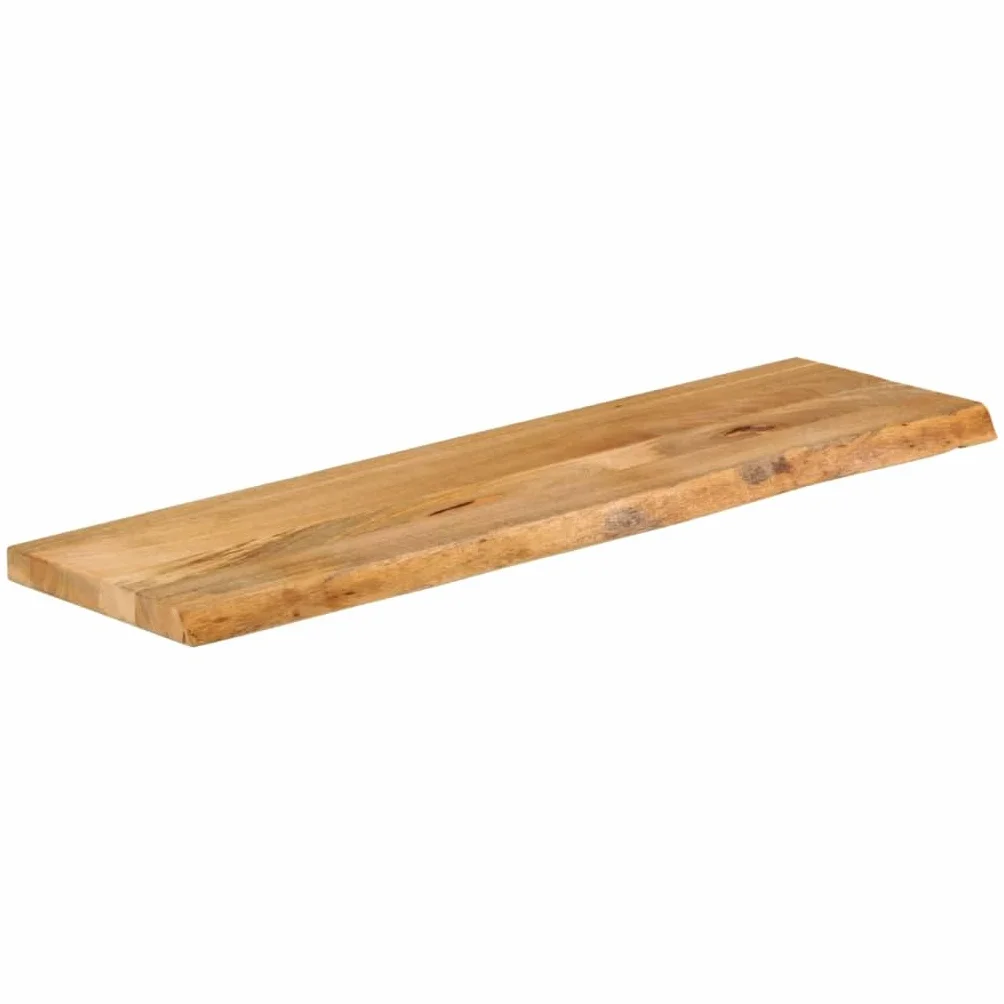 vidaXL Blat stołu z naturalną krawędzią, 100x40x3,8 cm, drewno mango, blat stołowy, drewniany blat stołu, blat na stół, blat na wymianę