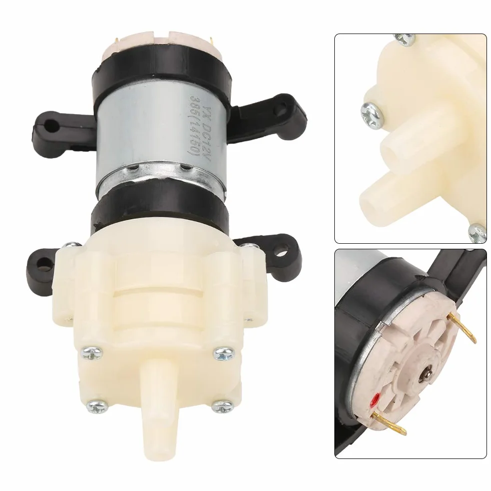 Pompa membranowa, DC 12 V, mini elektryczna membranowa pompa zasysająca wodę, mały korpus i długa żywotność do ekspresu do herbaty, chłodzenia wodą, pojemnika na ryby itp