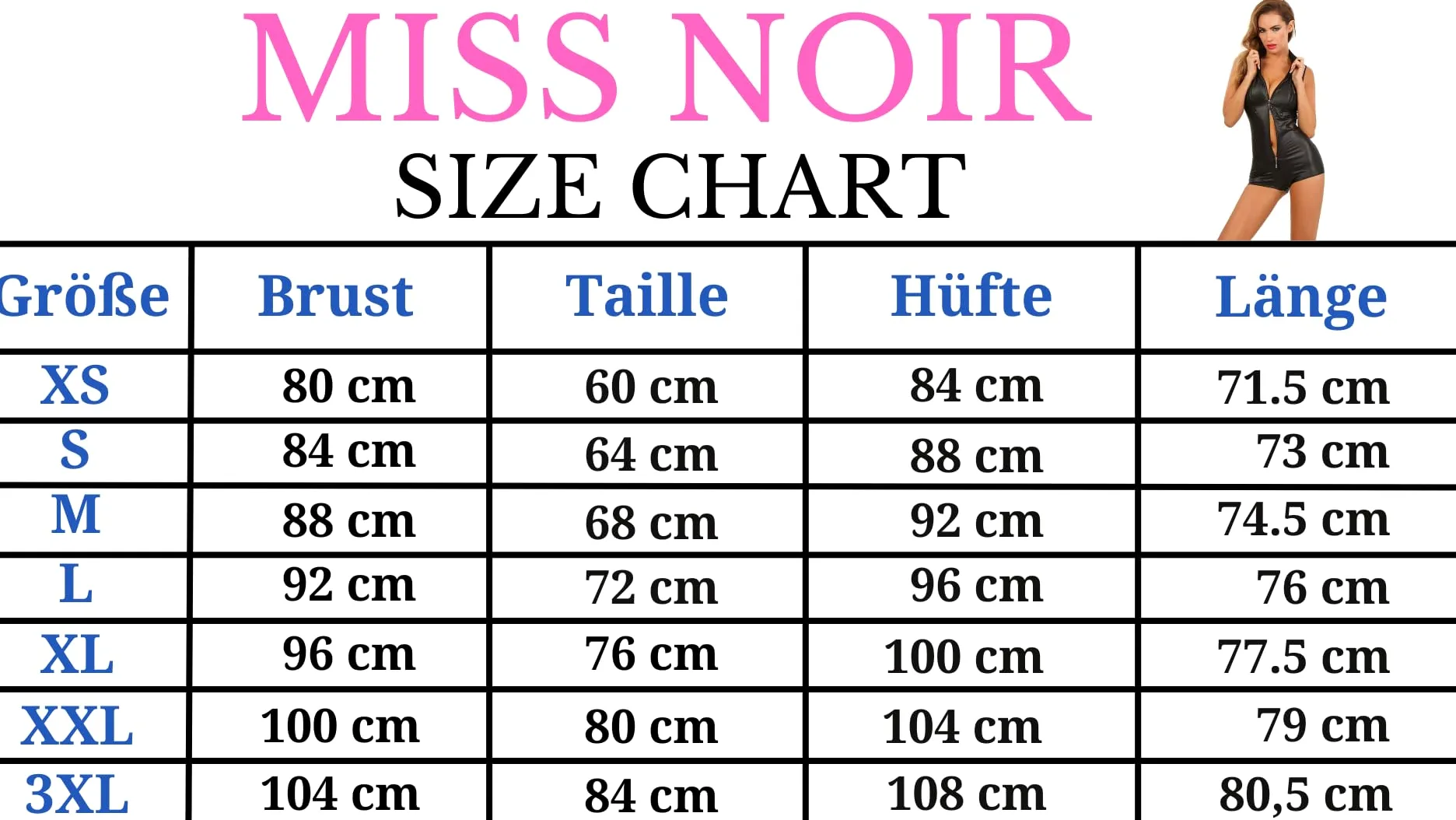 Miss Noir 9332 Damski krótki kombinezon, seksowny kombinezon, imprezowy kombinezon skórzany z czterokierunkowym zamkiem błyskawicznym, odzież klubowa