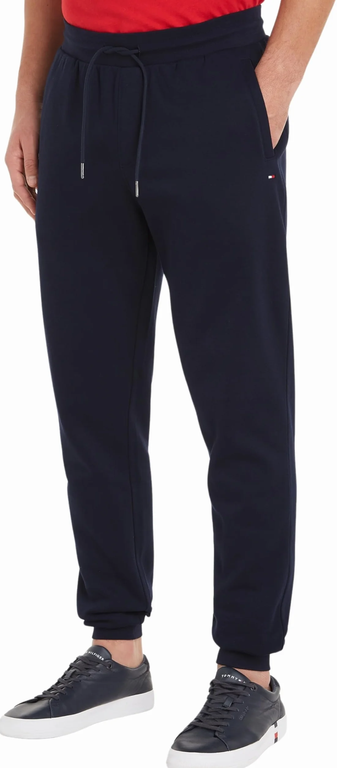 Tommy Hilfiger Flag Logo Sweatpant Mw0mw36142 Spodnie dresowe Mężczyźni