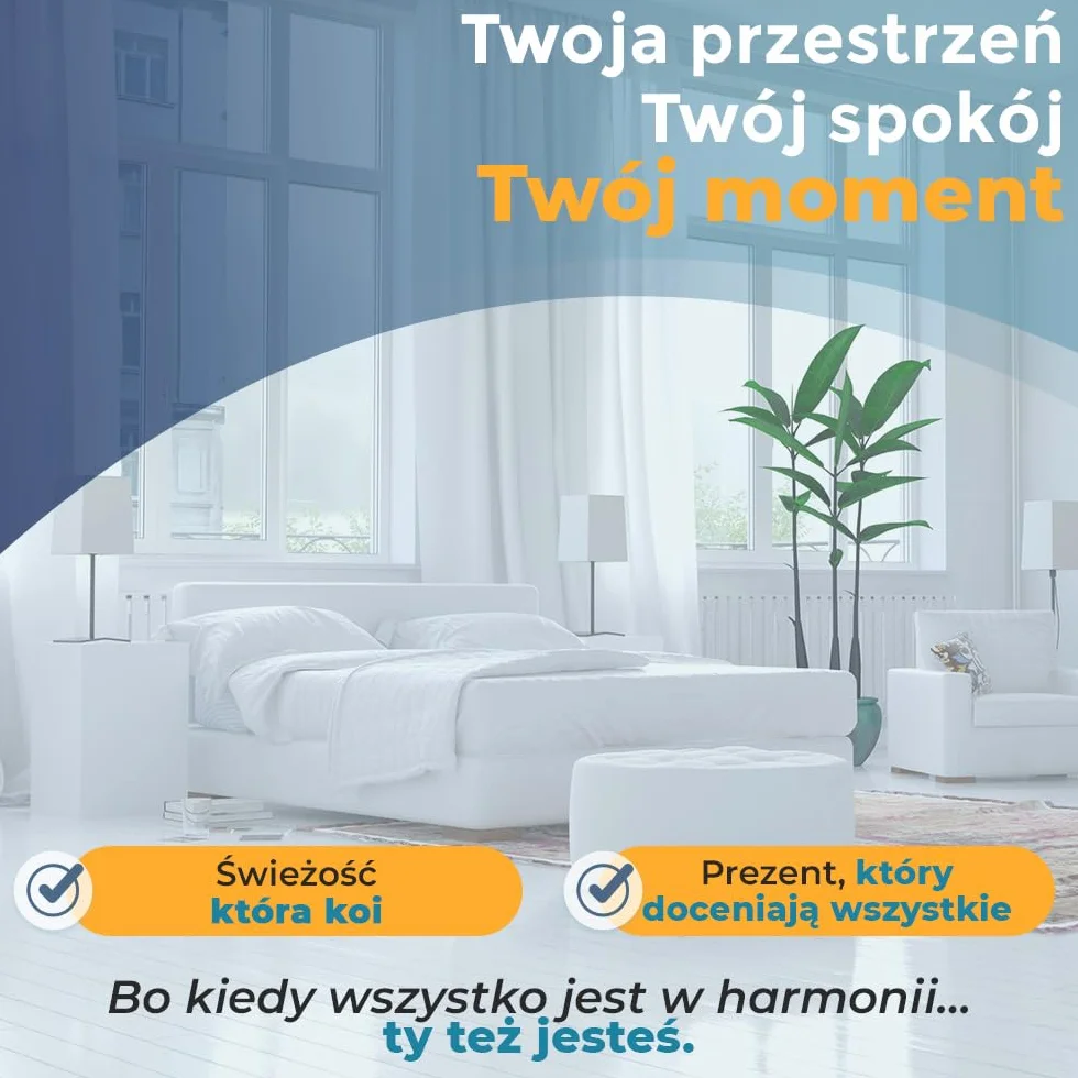 Zapasowa Poszewka na Poduszkę Klin 60x48x30 cm Poduszka NIE jest dołączona Dodatkowa Poszewka z Bambusa OEKO-TEX Nadaje się do Poduszki do Czytania i Poduszki Antyrefluksowej Higieniczny Zamiennik