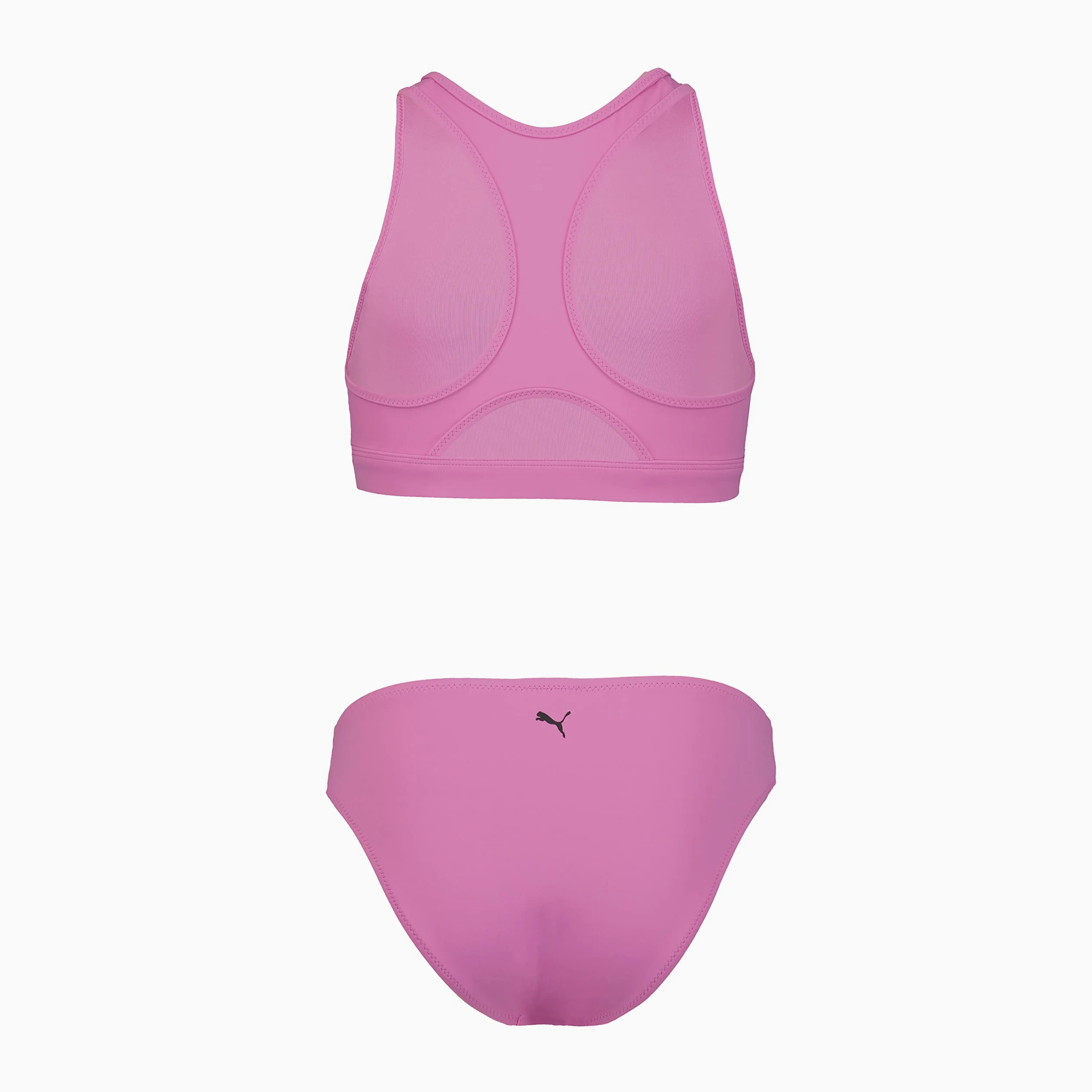 PUMA Dziewczęce bikini + szorty zestaw, Opera Mauve, 164