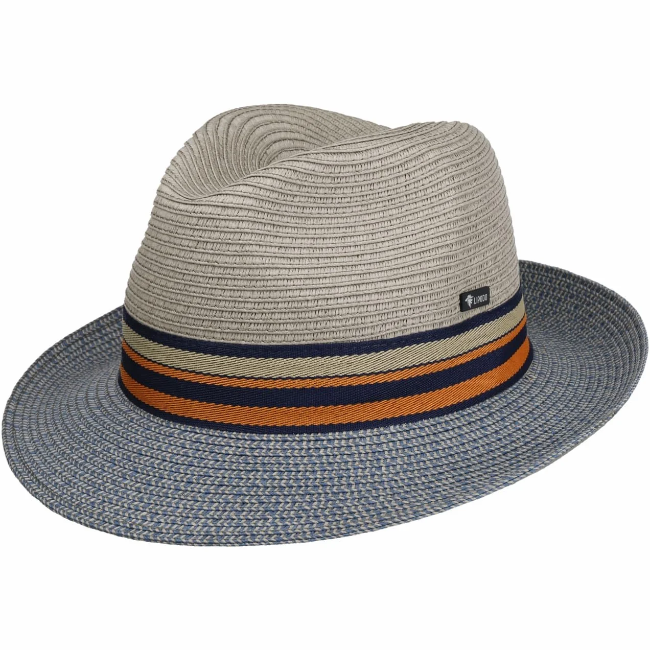LIPODO Corinaldo Kapelusz Bogart Fedora Wyprodukowano we Wloszech Meski Wiosna Lato