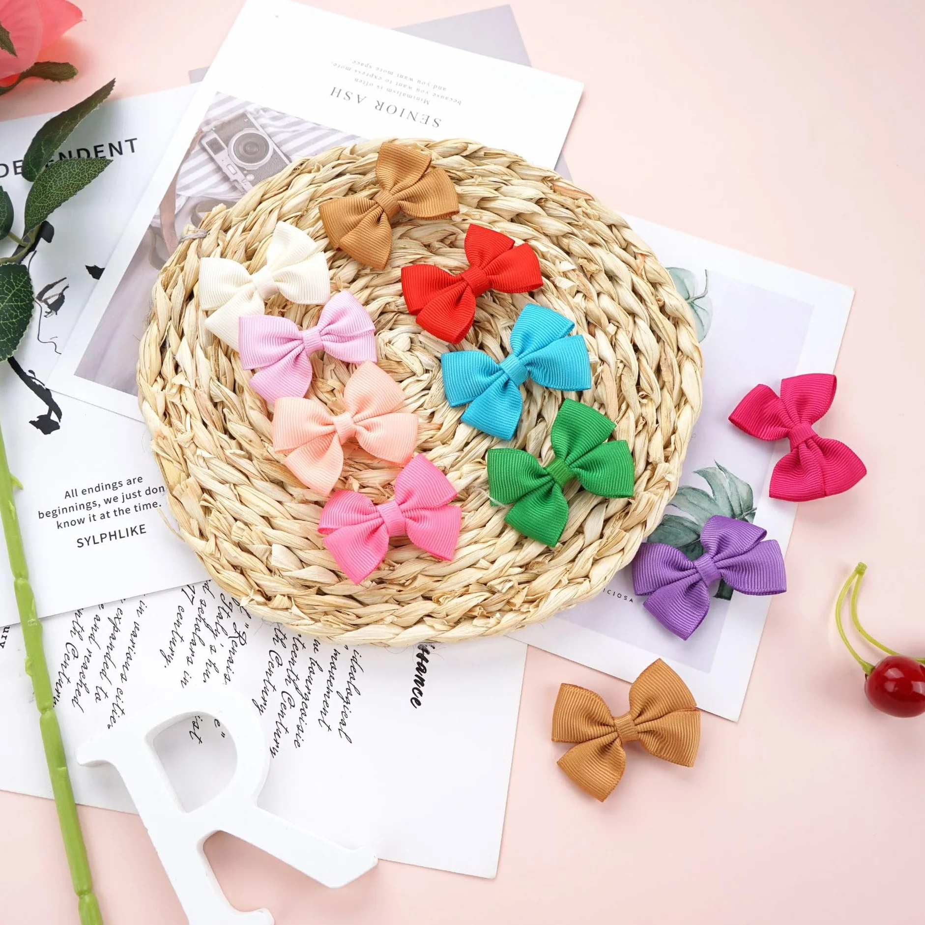 40 sztuk 5 cm Baby Girls Spinki do włosów dla dziewczynek Spinki do włosów Akcesoria dla małych dzieci