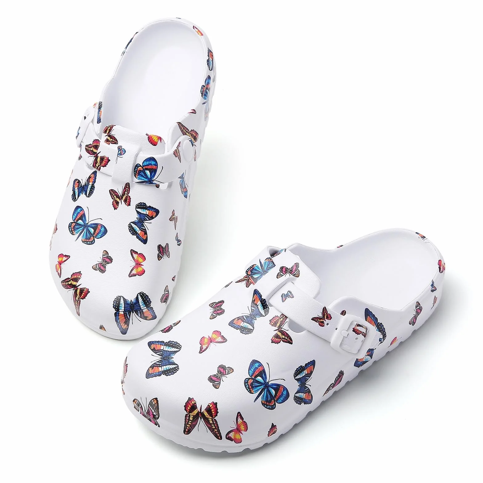 Damskie buty ogrodowe, wygodne, lekkie chodaki, z wkładką EVA, do kuchni, ogrodu, szpitala, wewnątrz i na zewnątrz