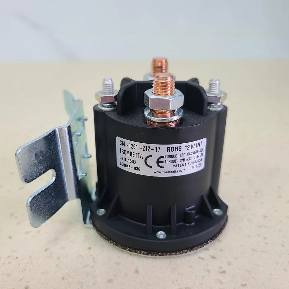 Stycznik silnika pompy hydraulicznej Trombetta 684-1261-212-17 12 V 150 A przełącznik przekaźnika elektromagnetycznego do podnoszenia 12 V 150 A do elektrycznego wózka paletowego wózka do transportu