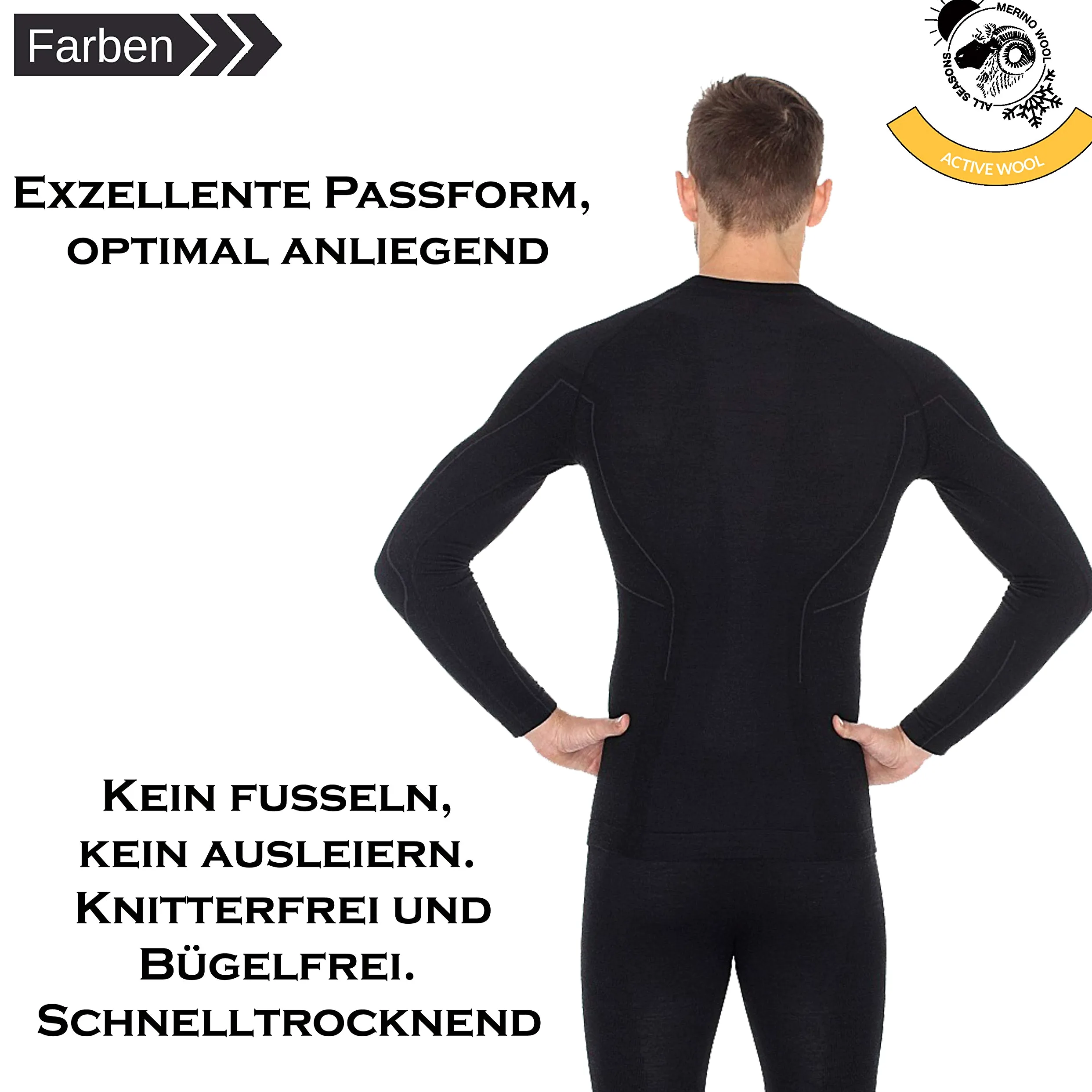 BRUBECK Koszulka Mężczyźni Bluza z kapturem Sportstyle