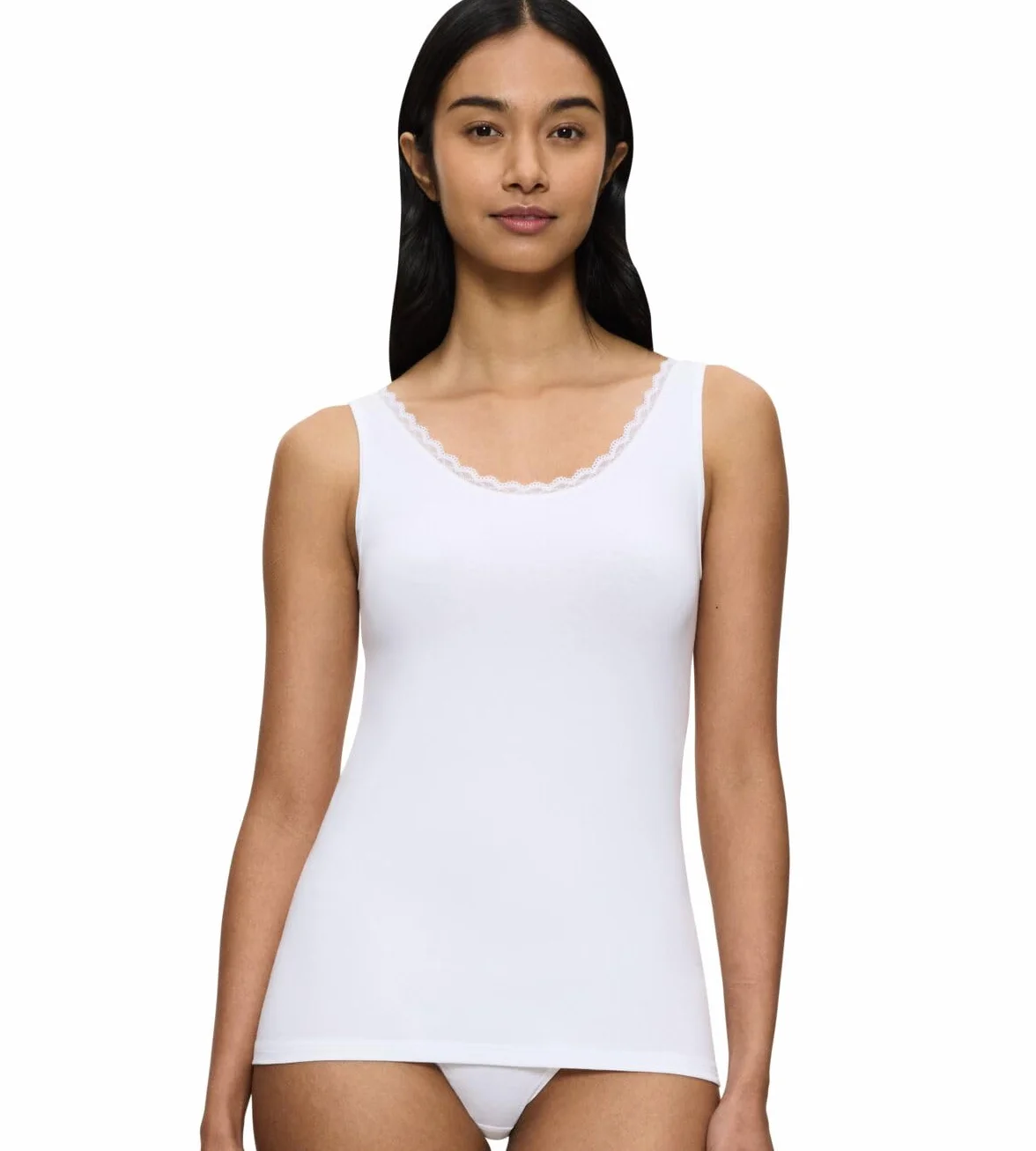 Triumph Feel of Cotton Tank Top White, biały, 38