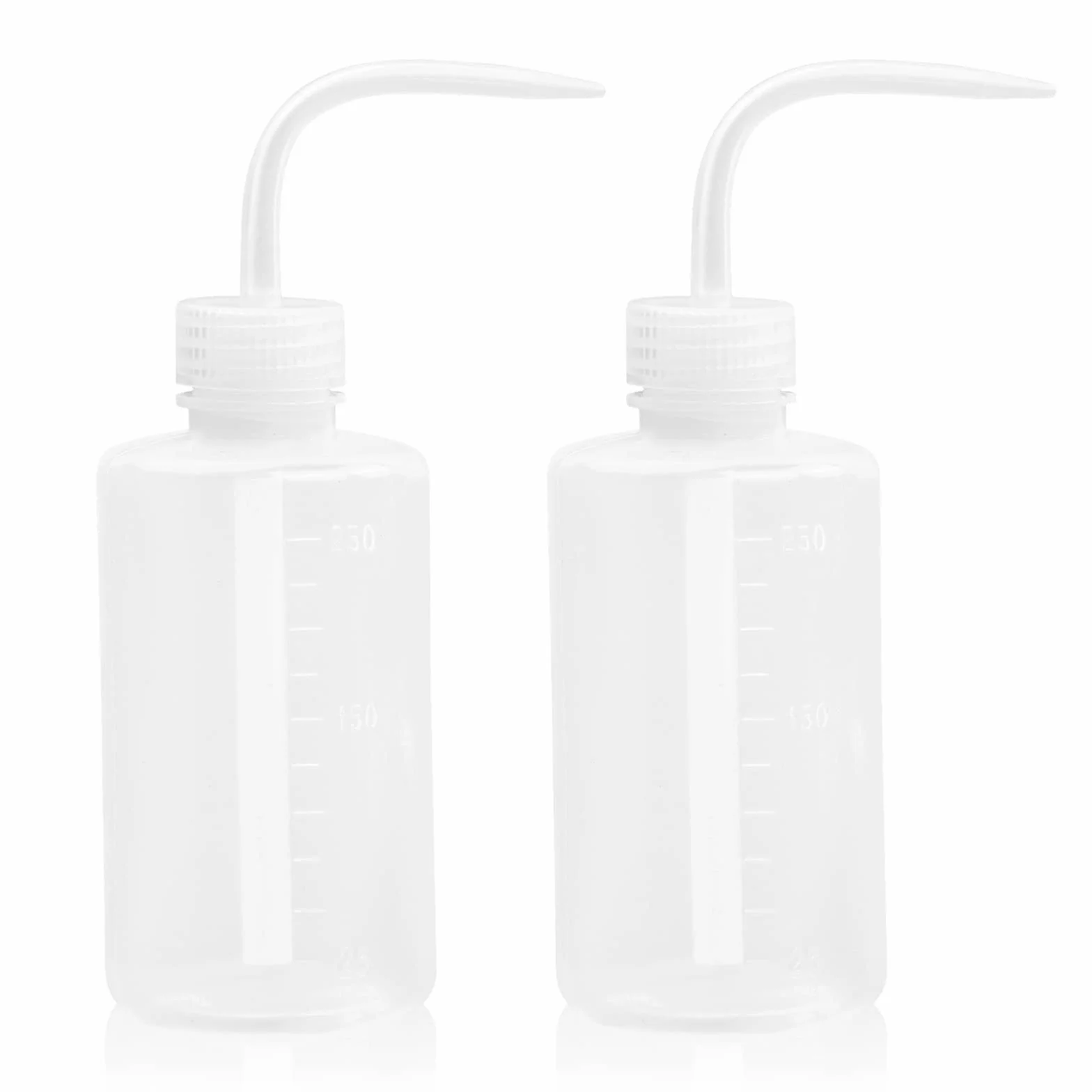 Butelki laboratoryjne do wyciskania z rozpylaczem 250 ml tworzywa sztucznego