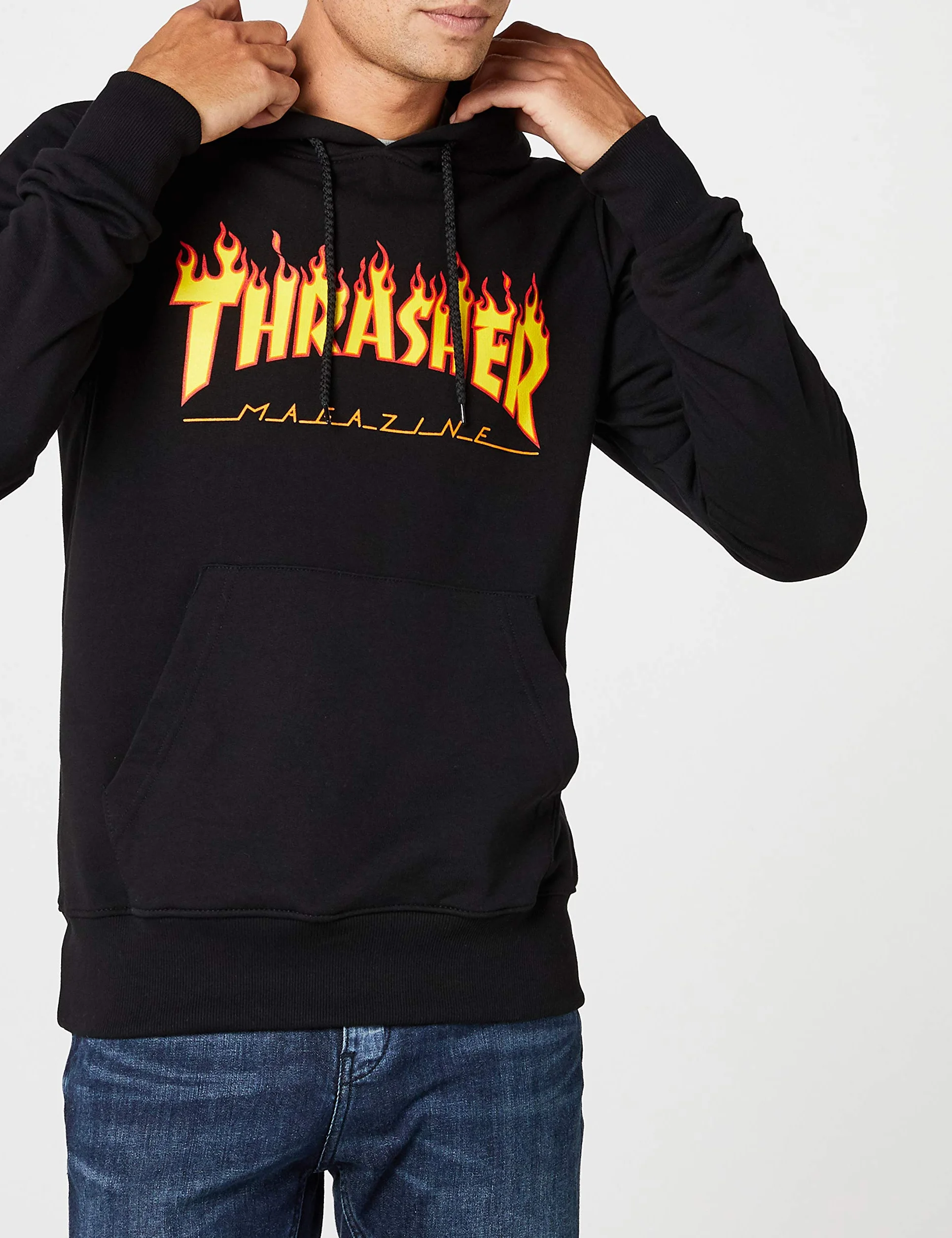 Thrasher Dzianina Mężczyźni Płomień logo