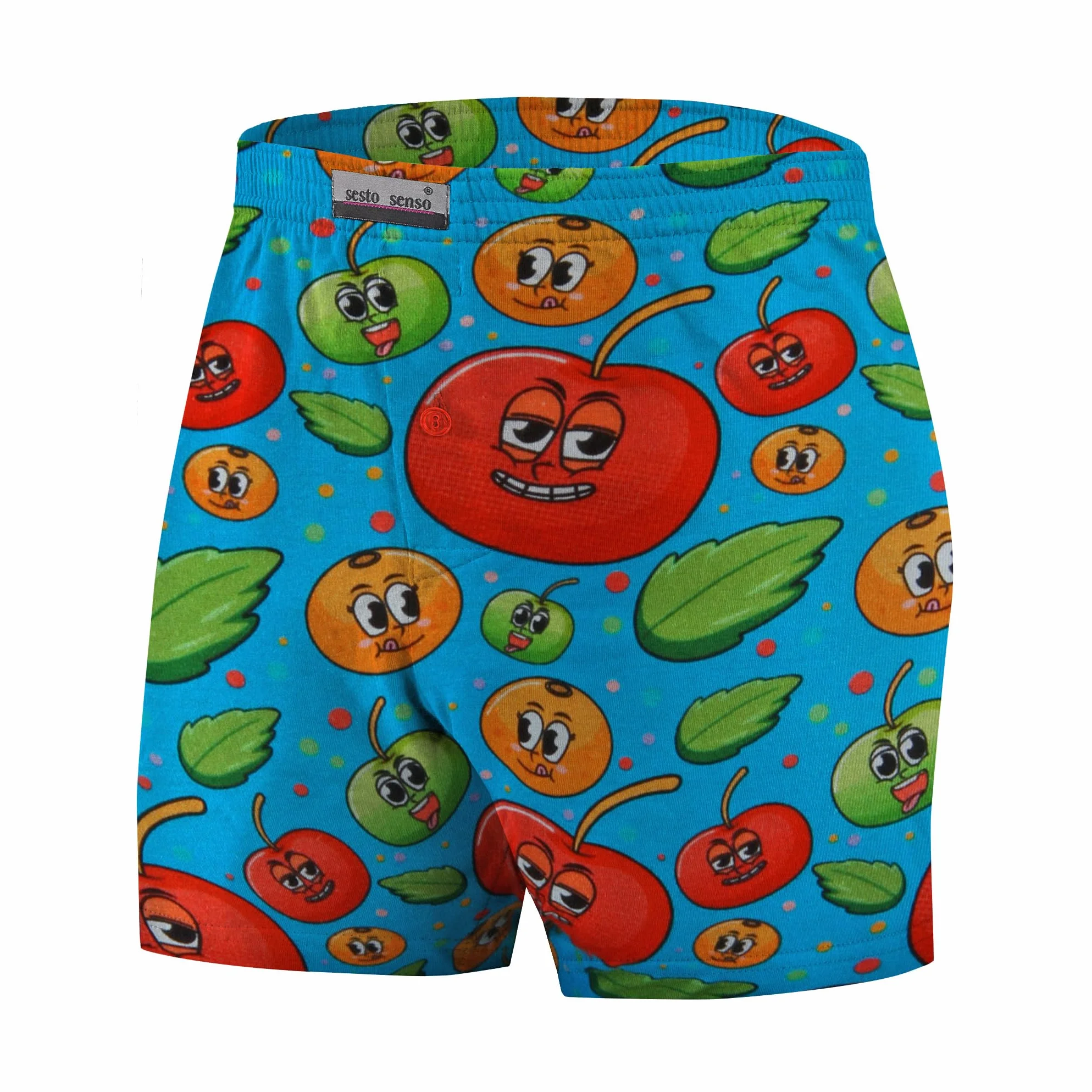 sesto senso Spodnie piżamowe męskie, krótkie, 2 sztuki, w kratkę, zabawne, kolorowe, bawełniane spodnie piżamowe