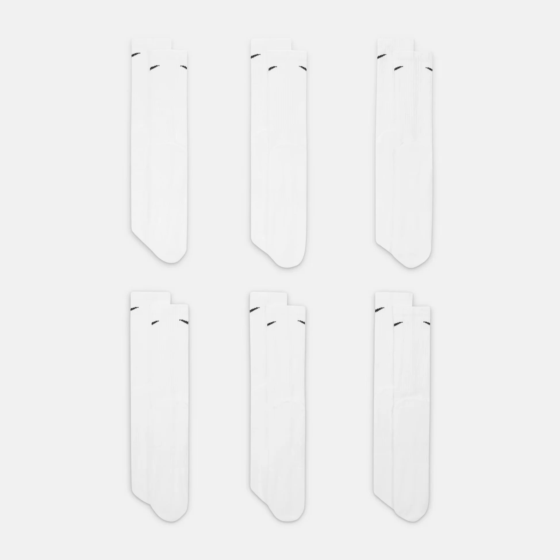 NIKE Nike Performance Cushion Crew Socks 6 par - Taśma Uniseks Performance Cushion Crew Socks With Band (6 Pairs) (36 w zestawie)