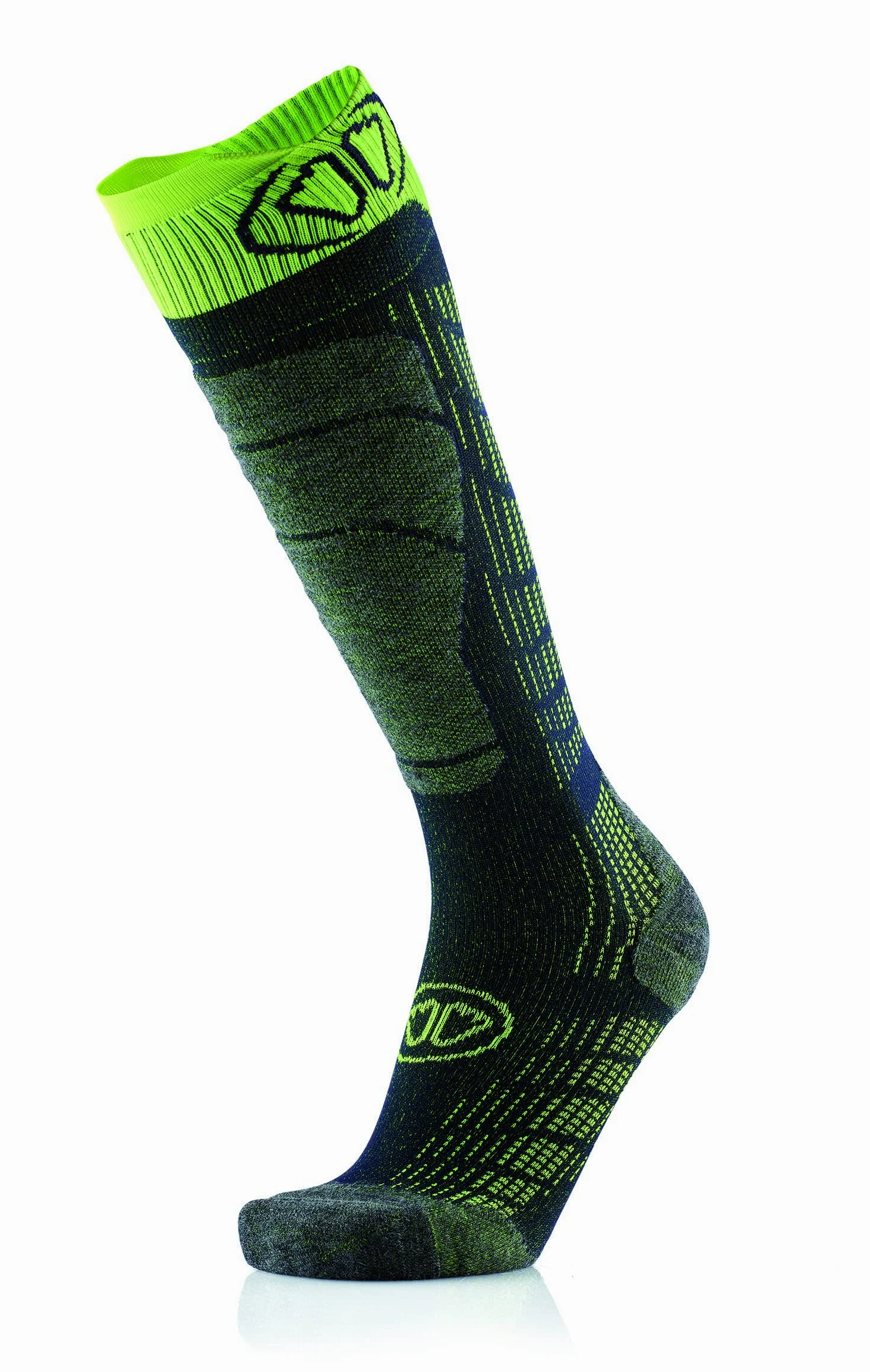 Sidas Chaussettes De Ski Mi-hautes En Laine Mérinos Pour L'automne Et L'hiver