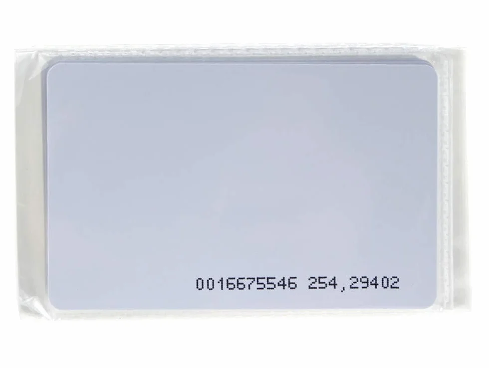 KDL Inteligentne karty RFID białe zbliżeniowe 125 kHz TK4100 / EM4100 / EM4200 Karta kontroli dostępu z tworzywa sztucznego PVC Tylko identyfikator do odczytu (opakowanie 10 sztuk)