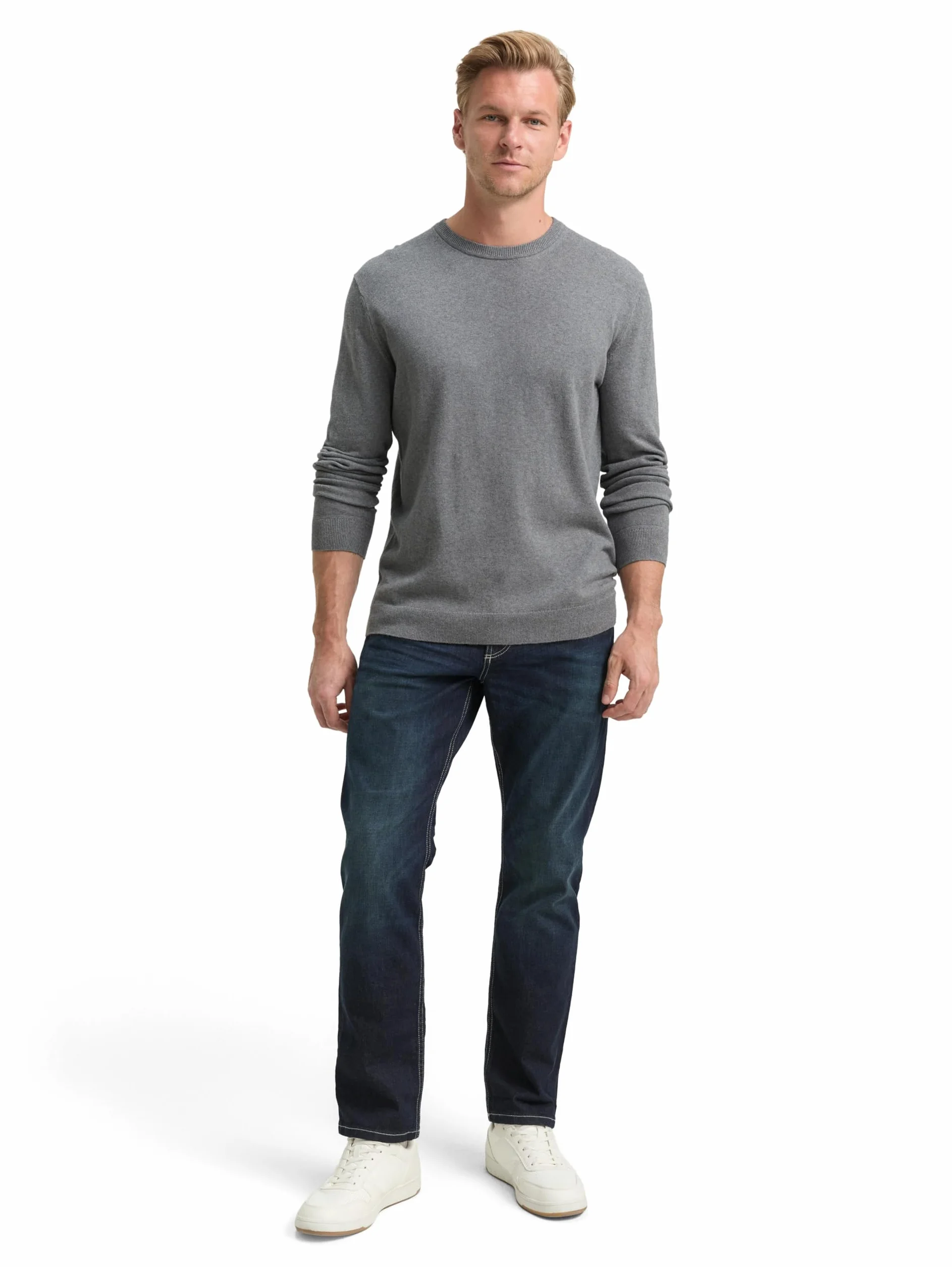 TOM TAILOR Sweter pullover Mężczyźni 1048015