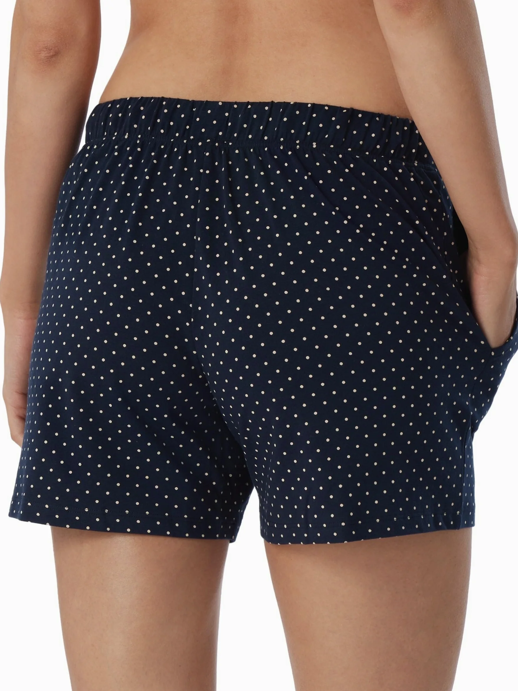 Schiesser Damen Schlafhose kurz Baumwolle shorty - Mix + Relax