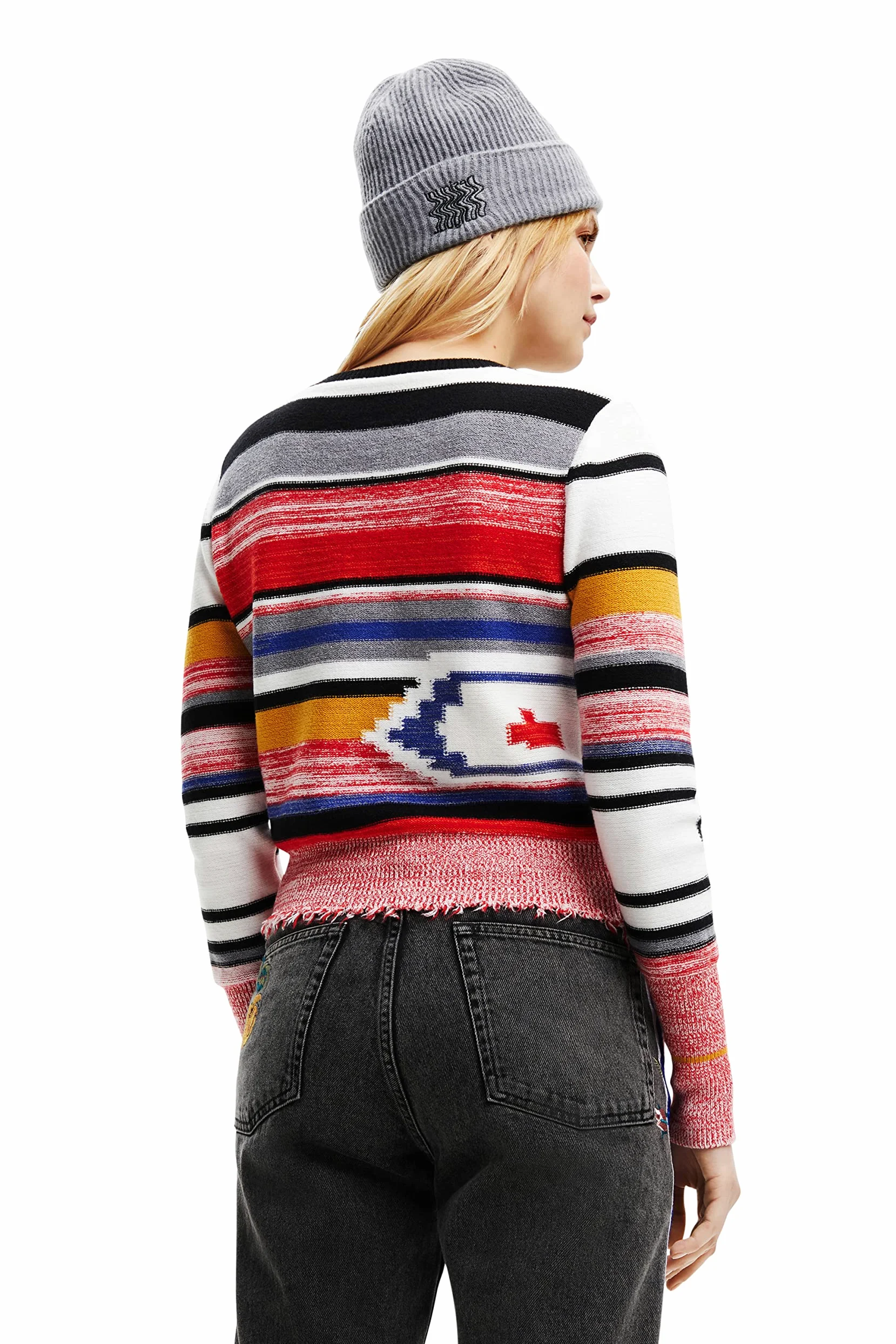 Desigual sweter sweter Kobiety Tuttifruti Jers_lola 9019 Tutti Fruti