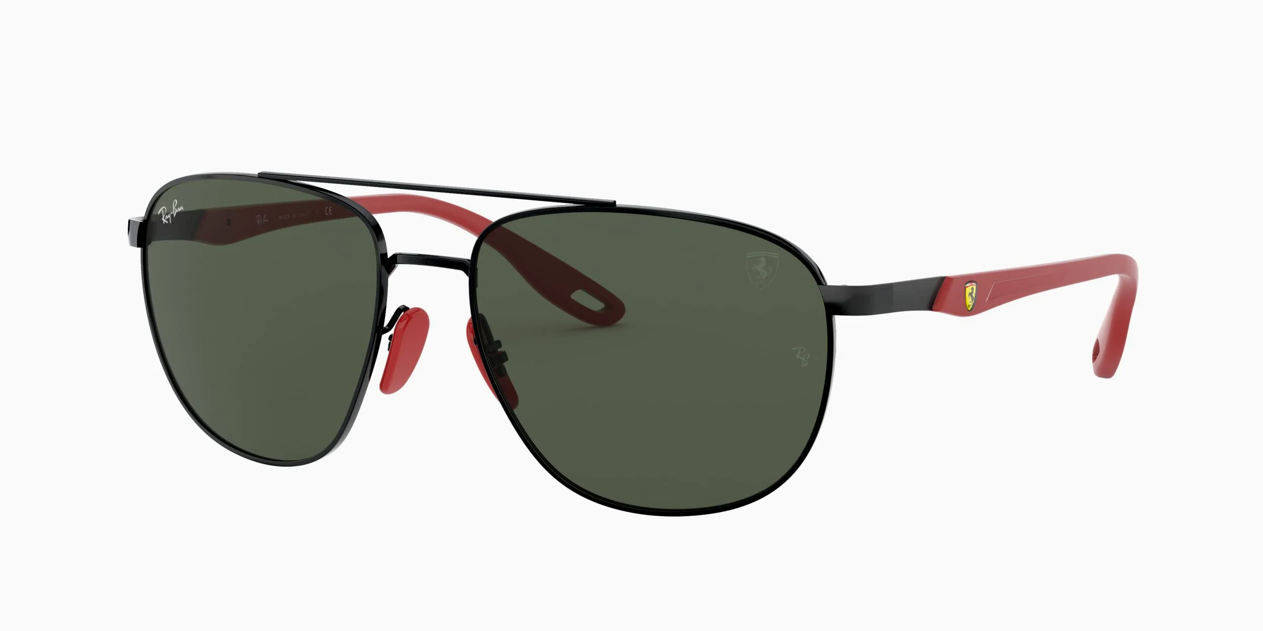 Ray-Ban Rb3659m Scuderia Ferrari Collection kwadratowe okulary przeciwsłoneczne