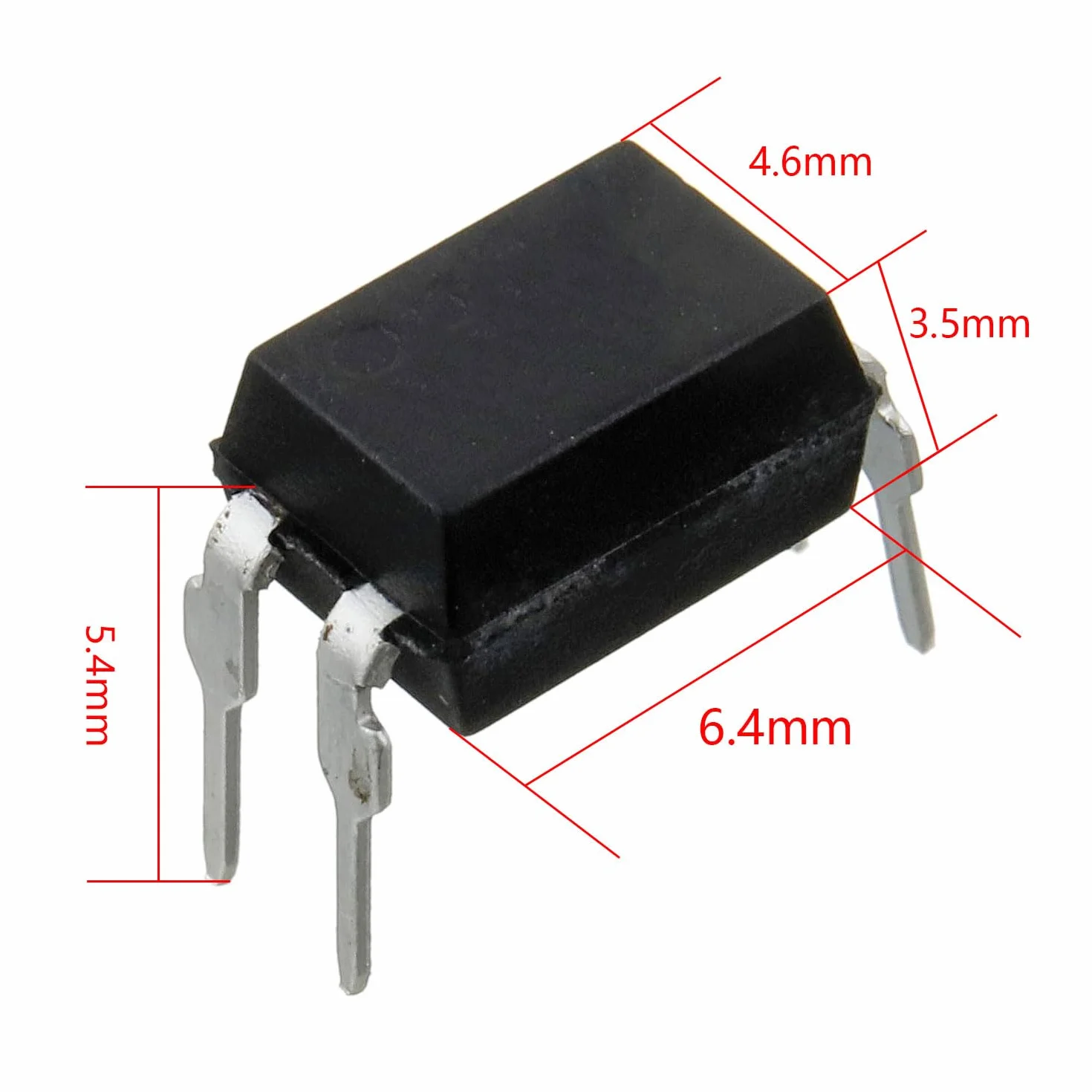 40 szt. PC817C optooptor 2,54 mm DIP 4-pinowy 4-pinowy fotokopler do montażu, piny, do samodzielnego wykonania, DIP-4, odstęp 2,54 mm