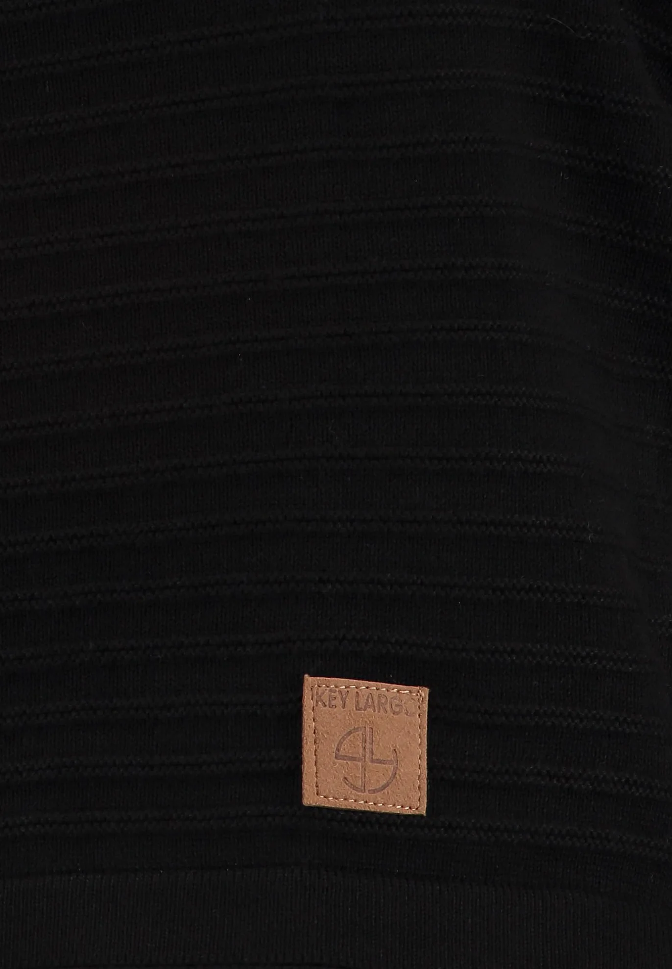 KEYLARGO Klmanuel okrągły sweter męski, Black (1100), XXL