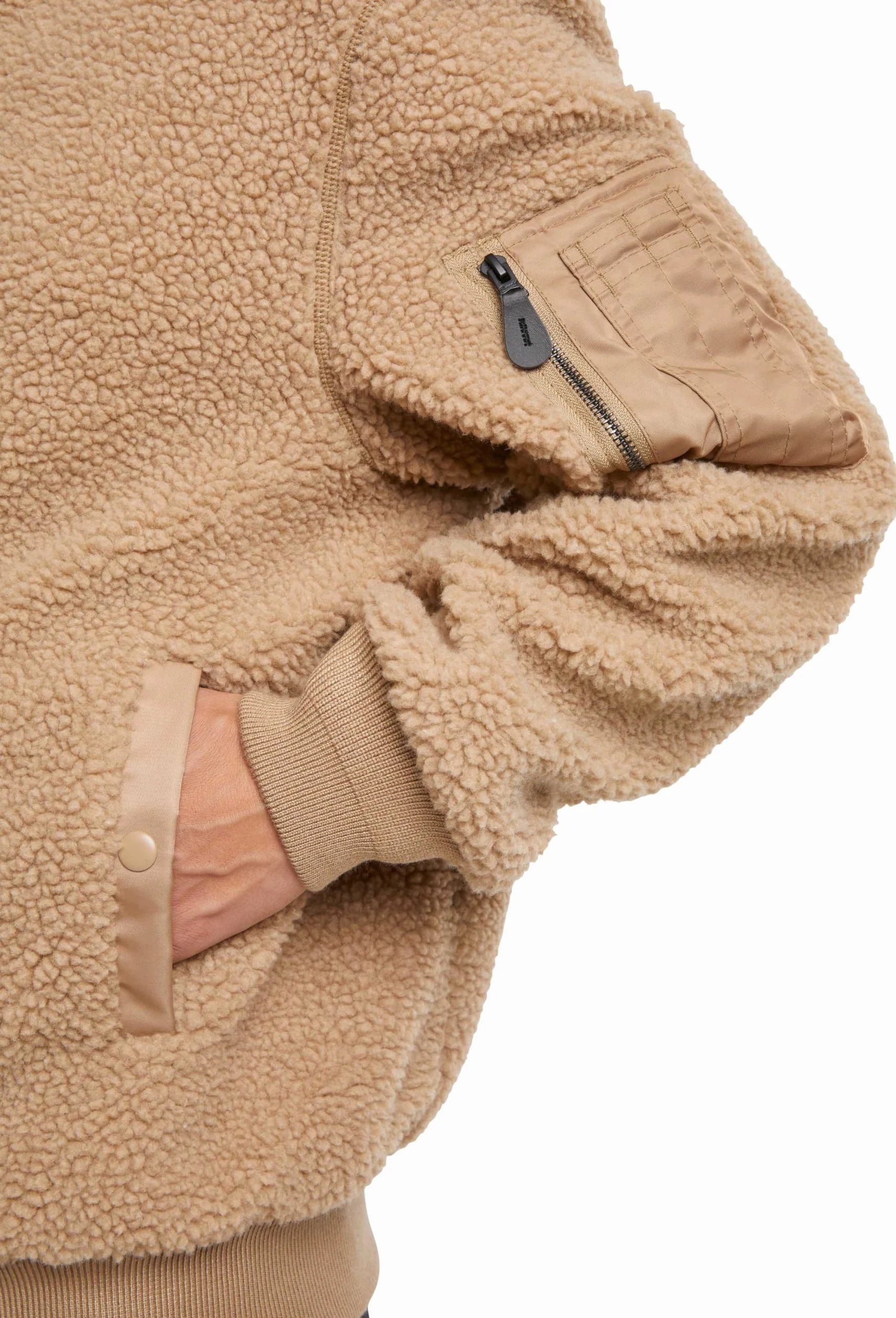 Brandit MA1 Sherpa męska kurtka polarowa oliwkowa Basics