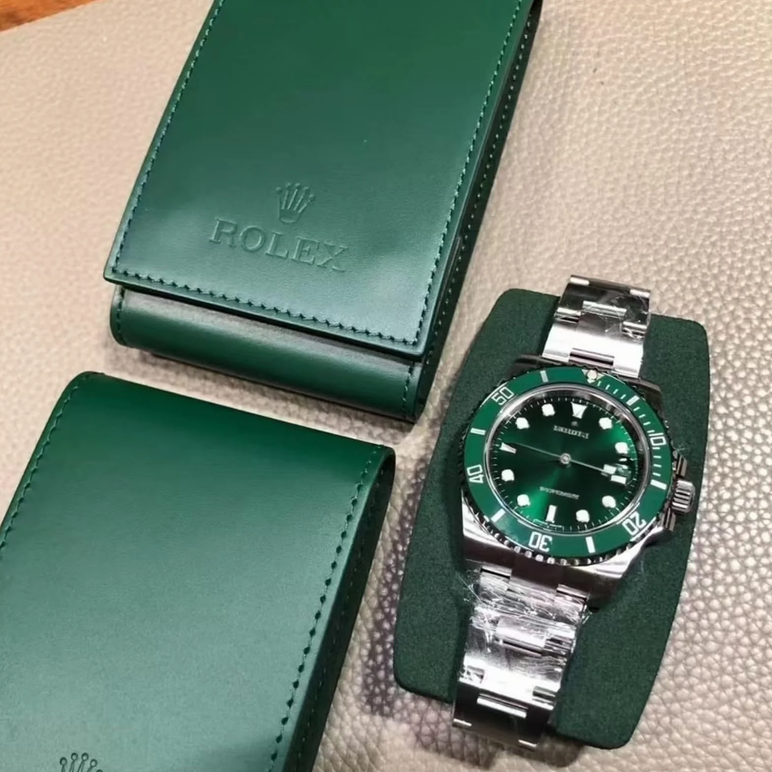 Przenośny organizer na zegarek Rolex Podróż etui miękkie wnętrze