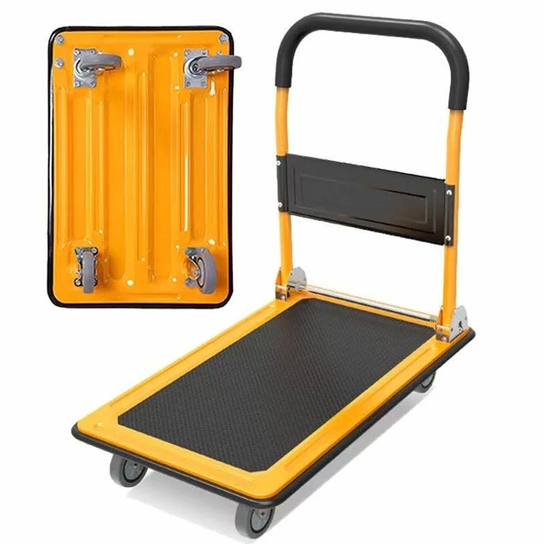 Wózek transportowy platformowy magazynowy 150KG składany ręczny (MTP002748)