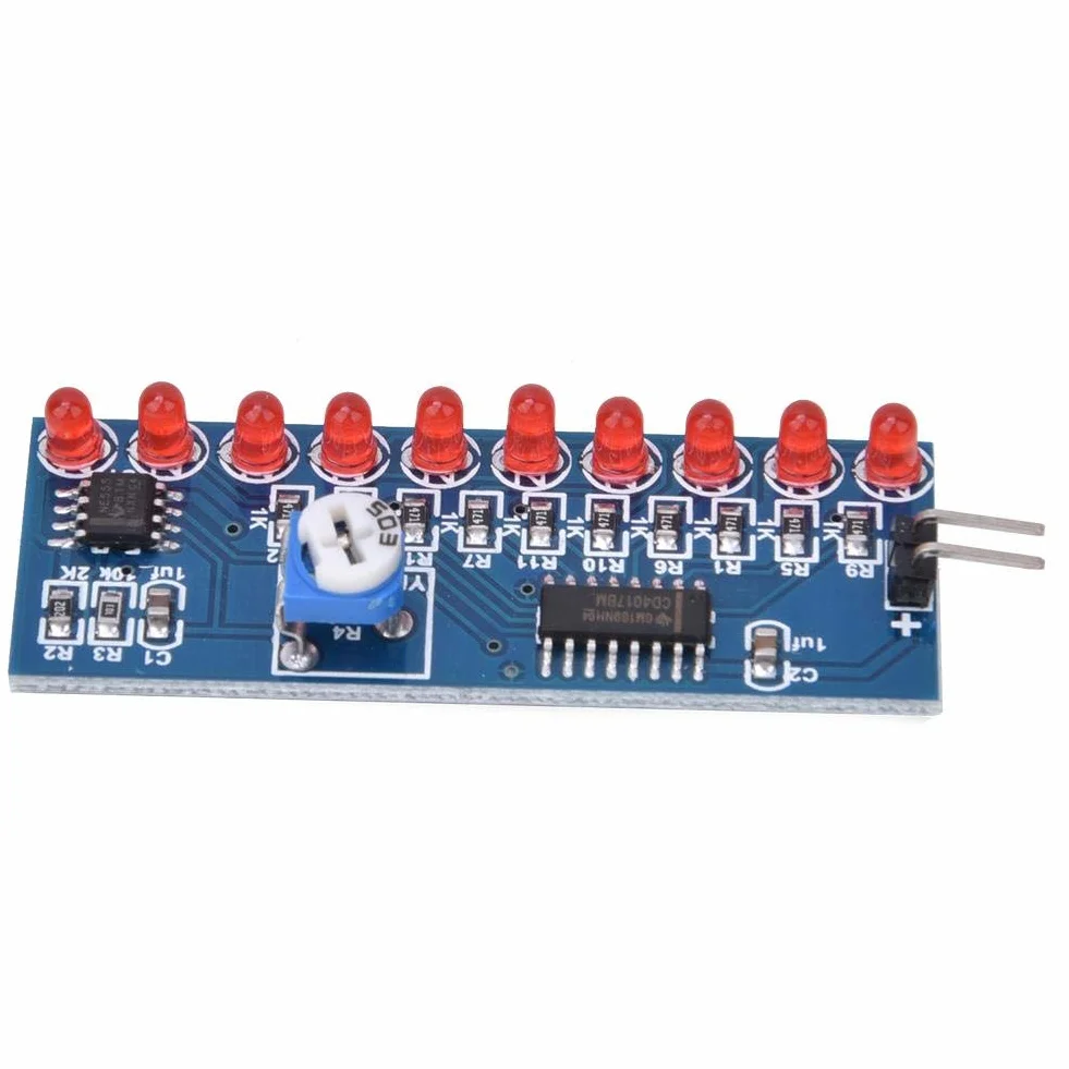 2 stücke Wasser Fließendes Licht Modul NE555 + CD4017 LED Chaser LED Lauflicht