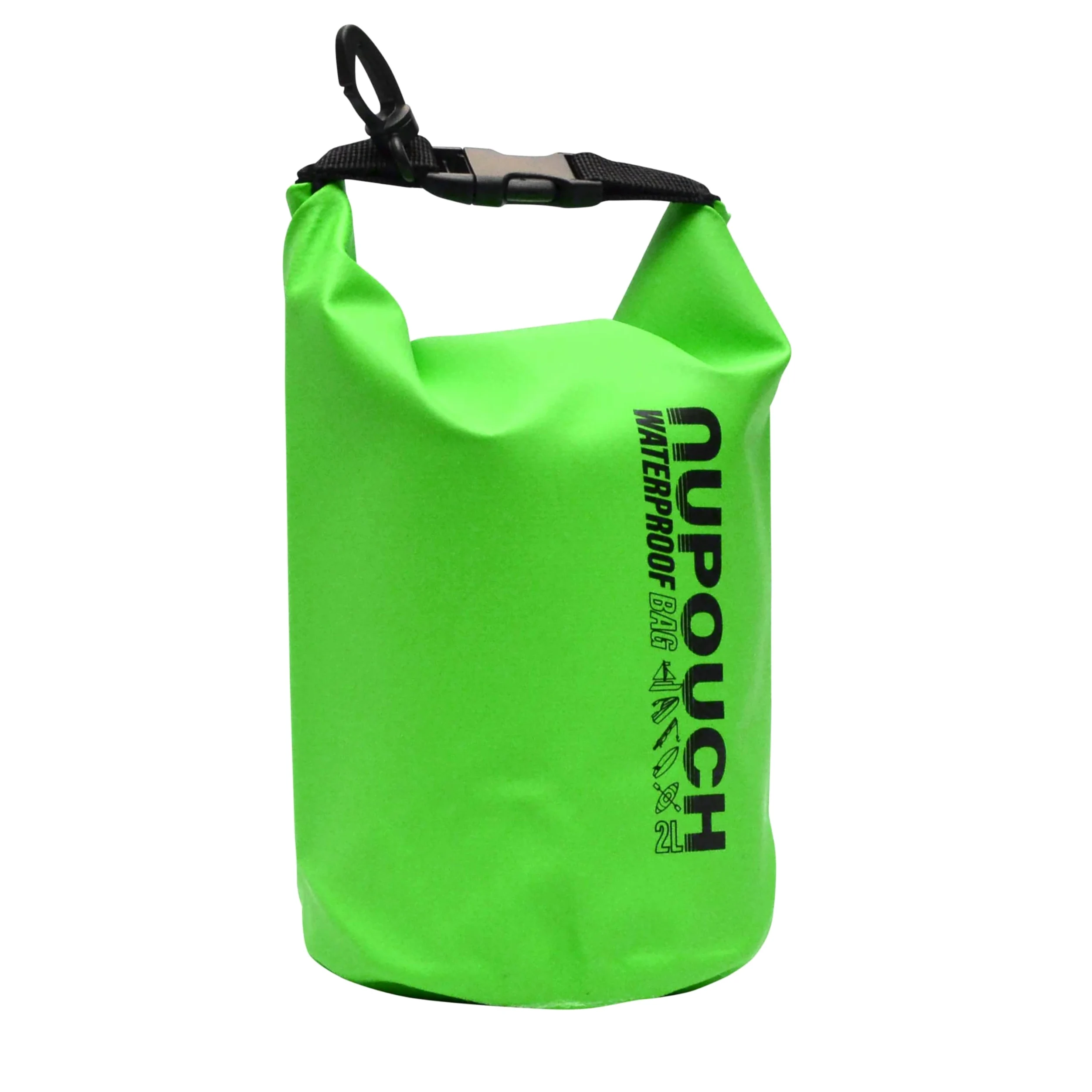 Nupouch Sucha torba unisex, zielona, 2 litry