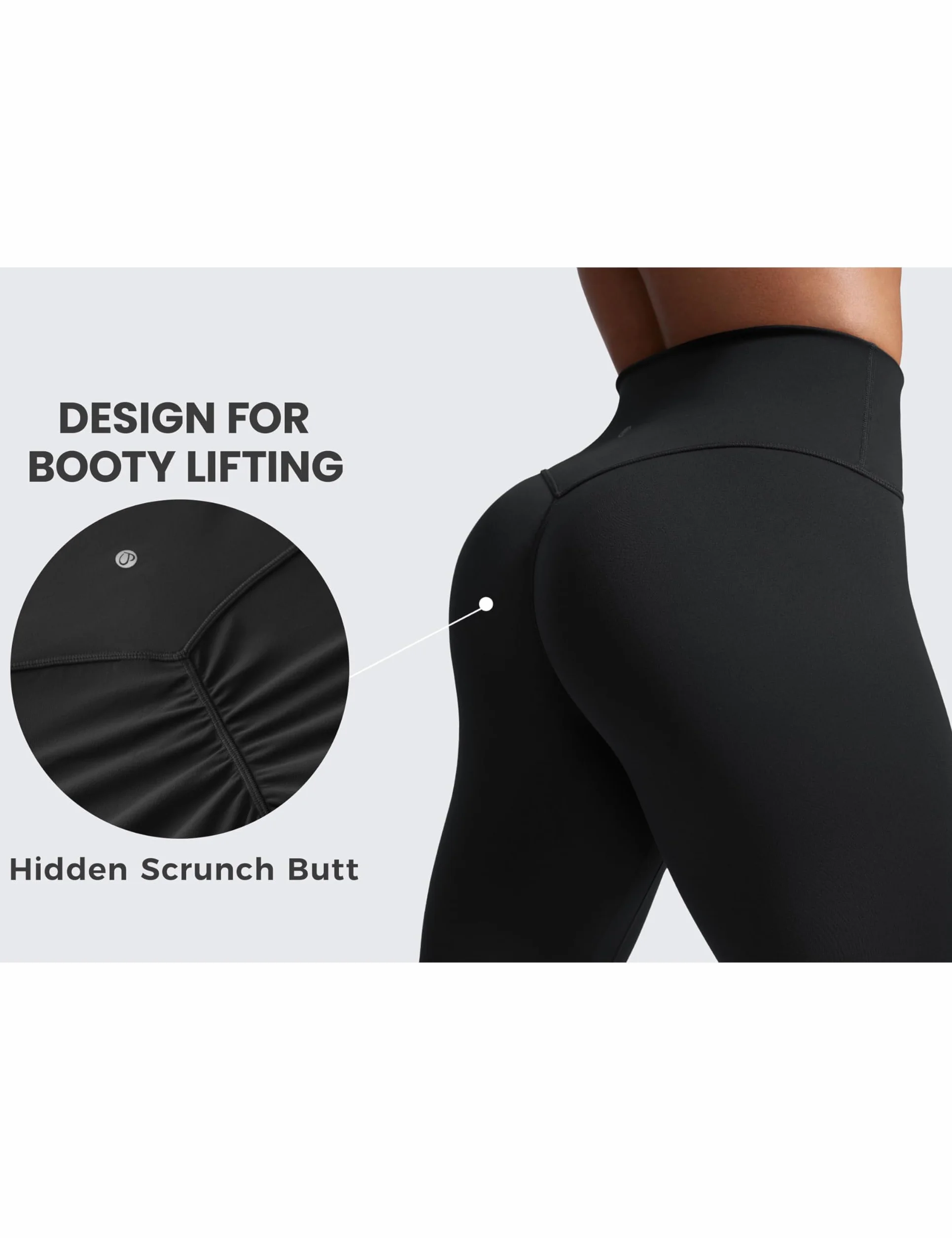 CRZ YOGA Leginsy Secretsculpt Butterlift 28" damskie do jogi z wysokim stanem