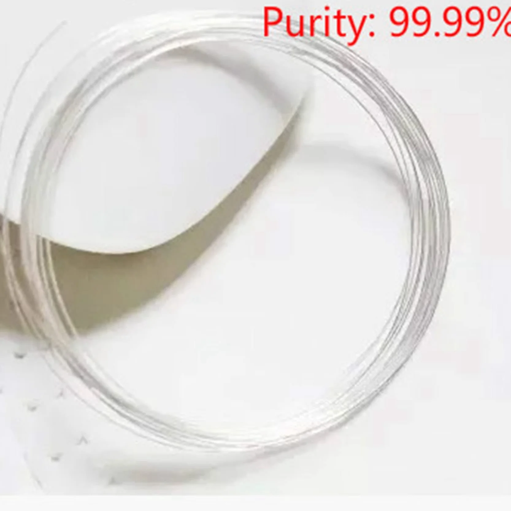 2 x drut platynowy z czystego metalu 0,3 mm, 99,99%, używany do eksperymentów naukowych
