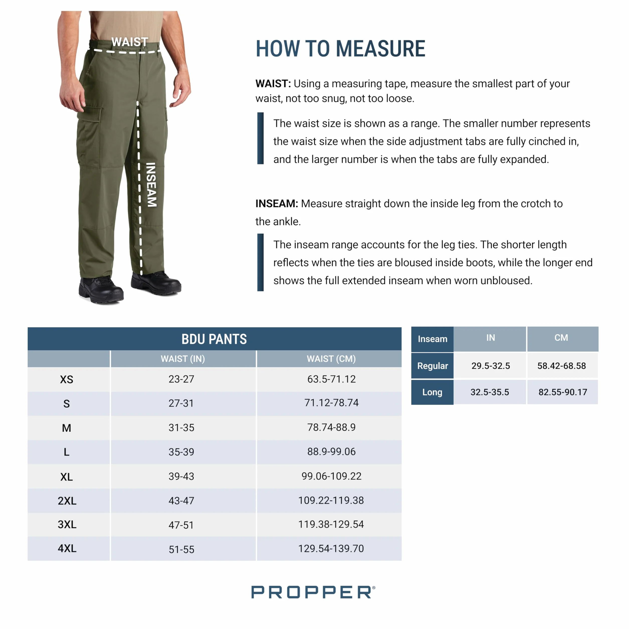 Propper Bdu Trouser Spodnie Mężczyźni