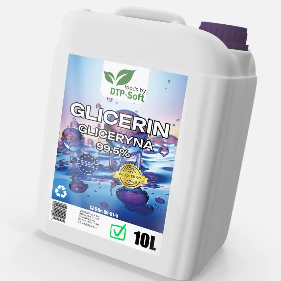 Gliceryna 99,5% 10L klasy farmaceutycznej czysta roślinna kanister