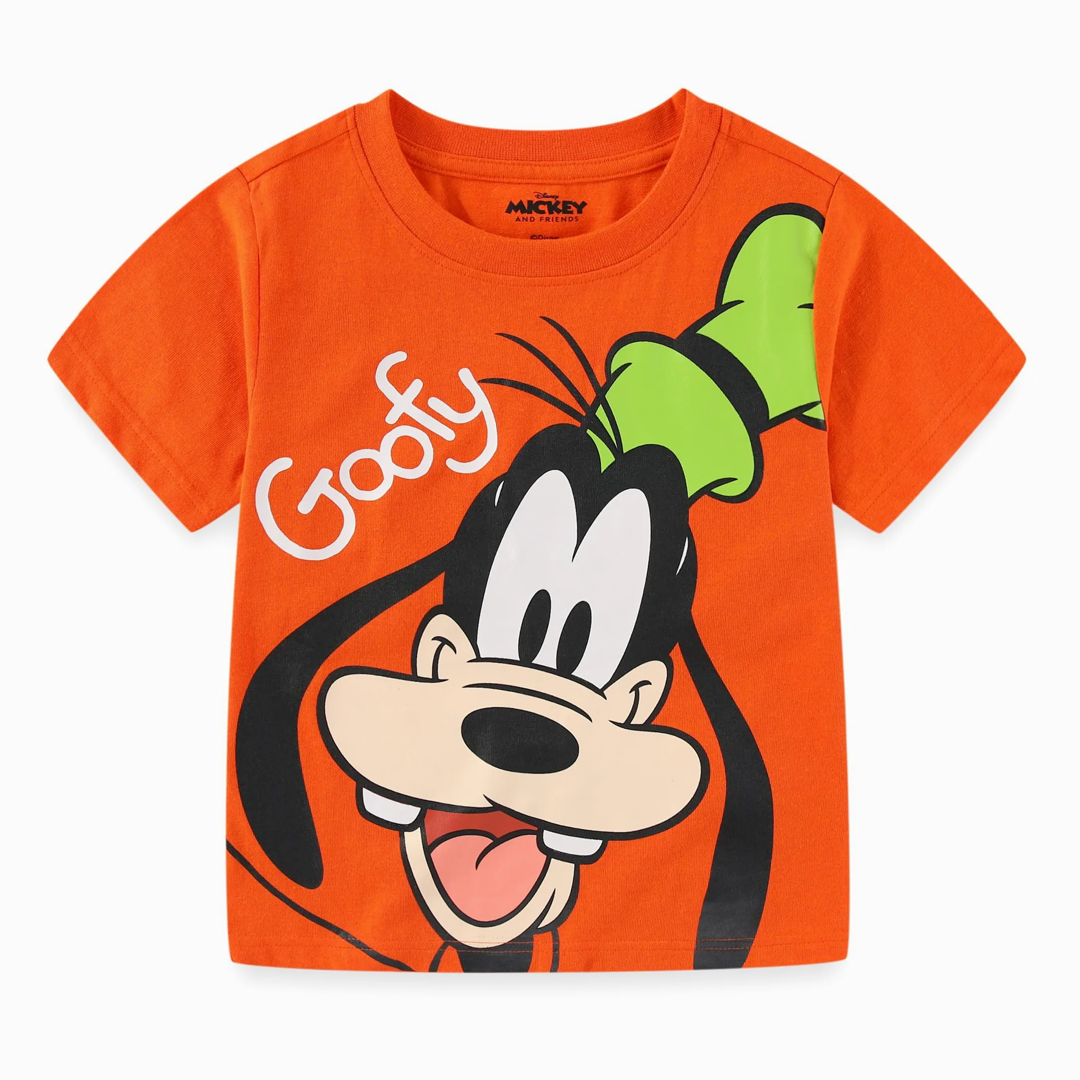Disney Mickey Mouse & Friends T-shirt dla maluchów i małych dzieci, niebieski, czerwony, żółty, pomarańczowy, 4 sztuki