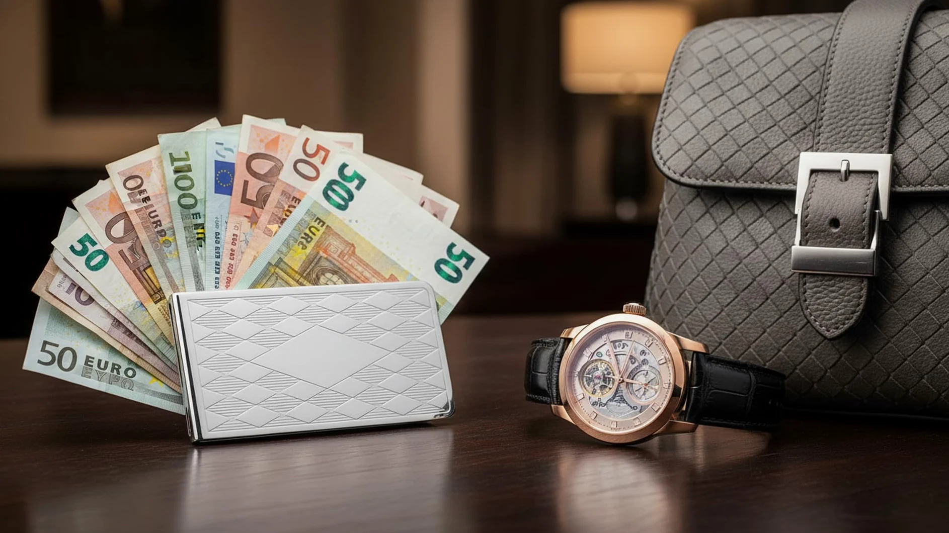 Spinka do banknotów Money posrebrzana – z płytką do grawerowania – wysokiej jakości srebrna spinka do banknotów – szlachetny prezent dla mężczyzn, wysoka jakość